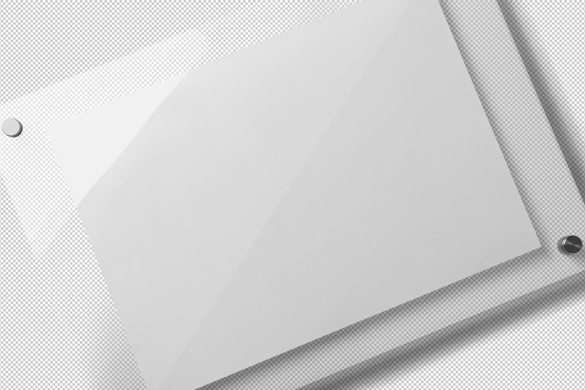 acrylic frame mockup