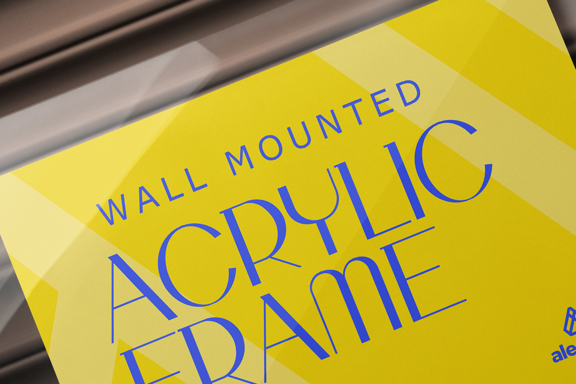 acrylic frame mockup