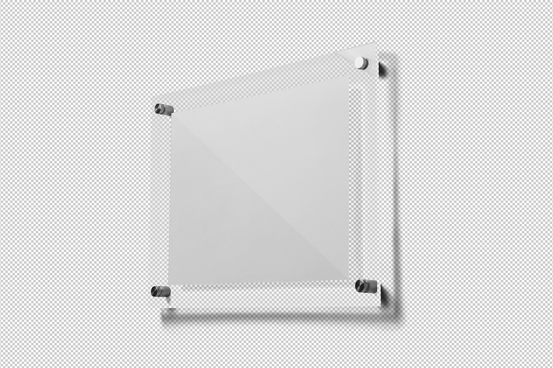 acrylic frame mockup