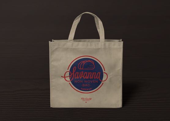 Eco-Friendly Shopping Tote Bag Mockup