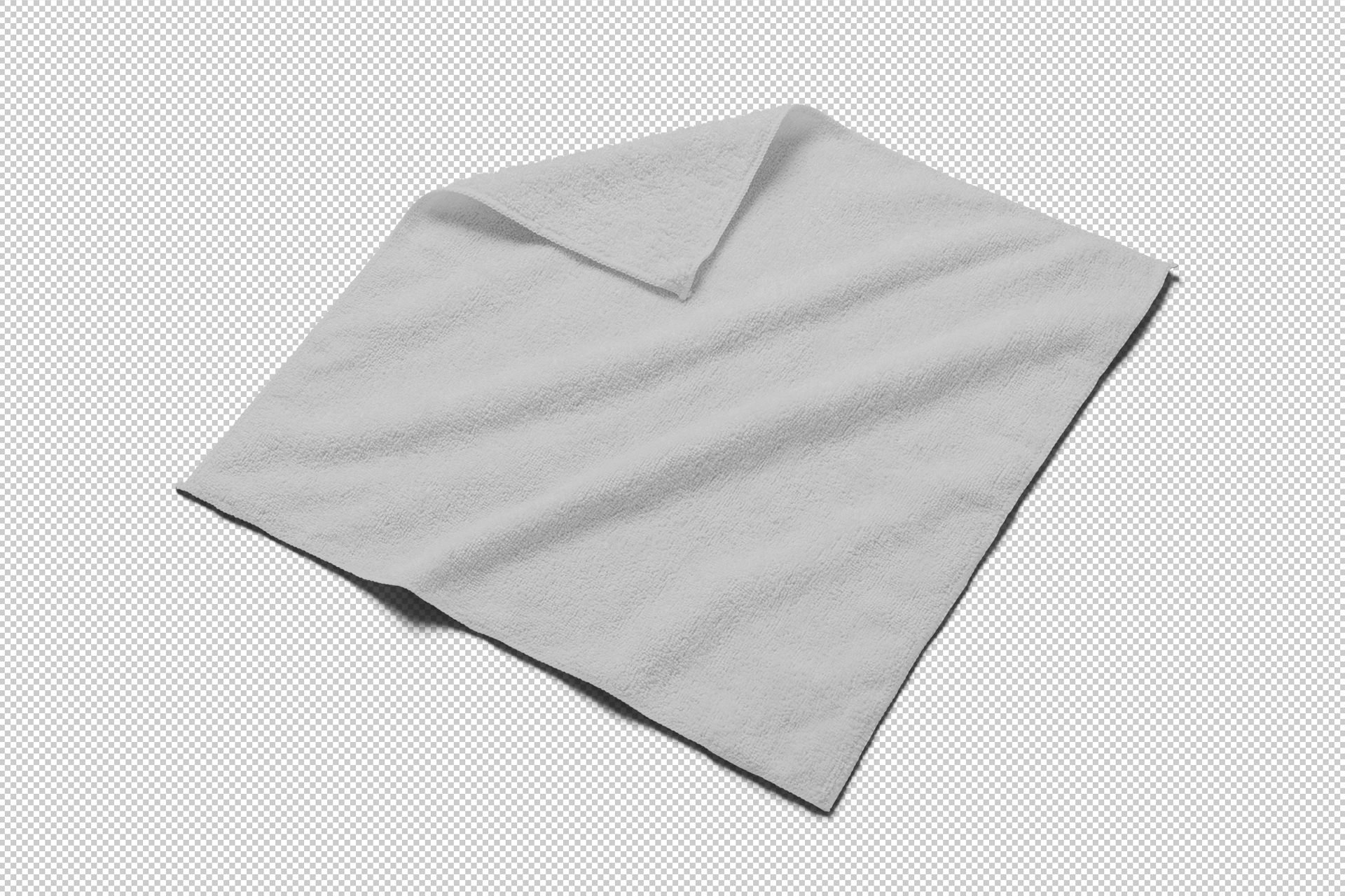 folded towel mockup