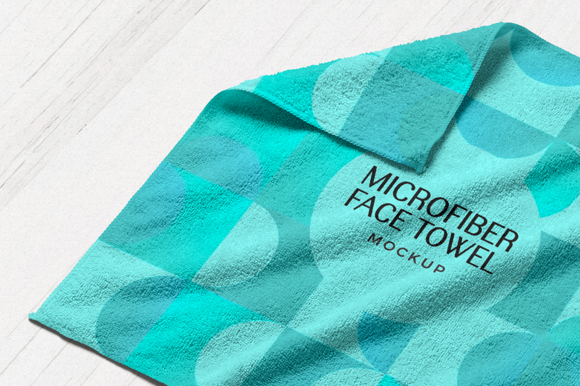 folded towel mockup