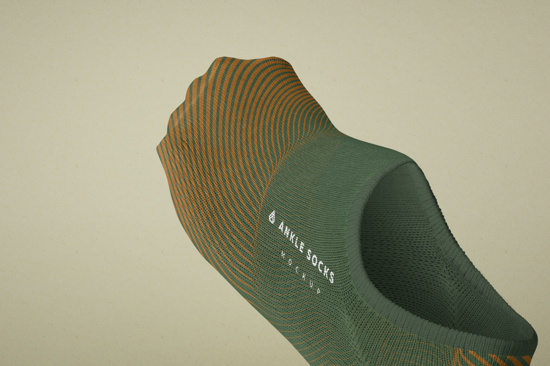 3D sock mockup