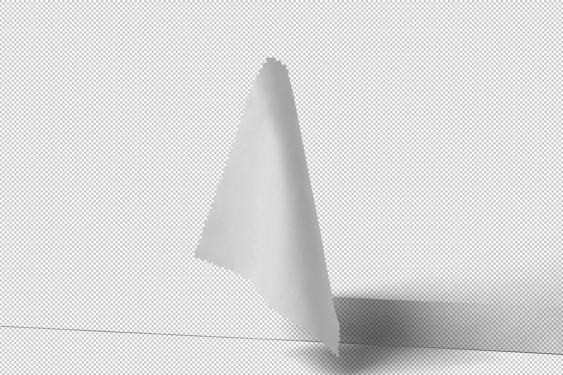 microfiber cloth mockup