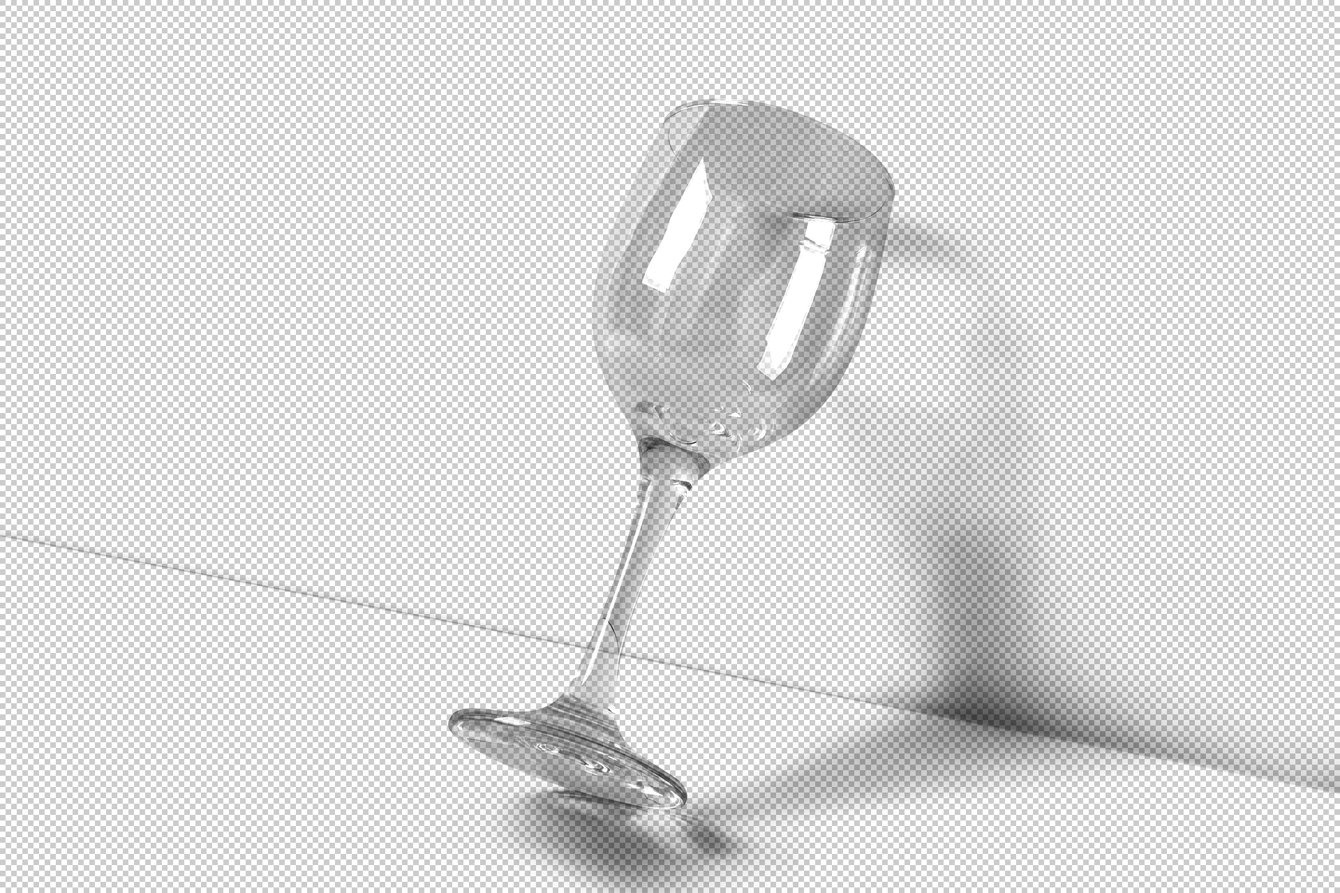 clear glass mockup