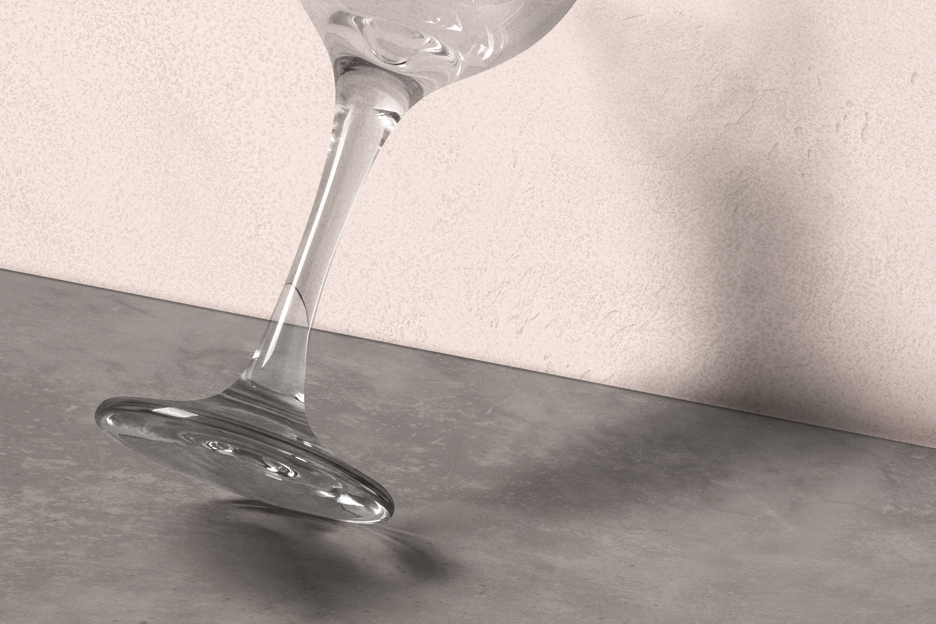 clear glass mockup