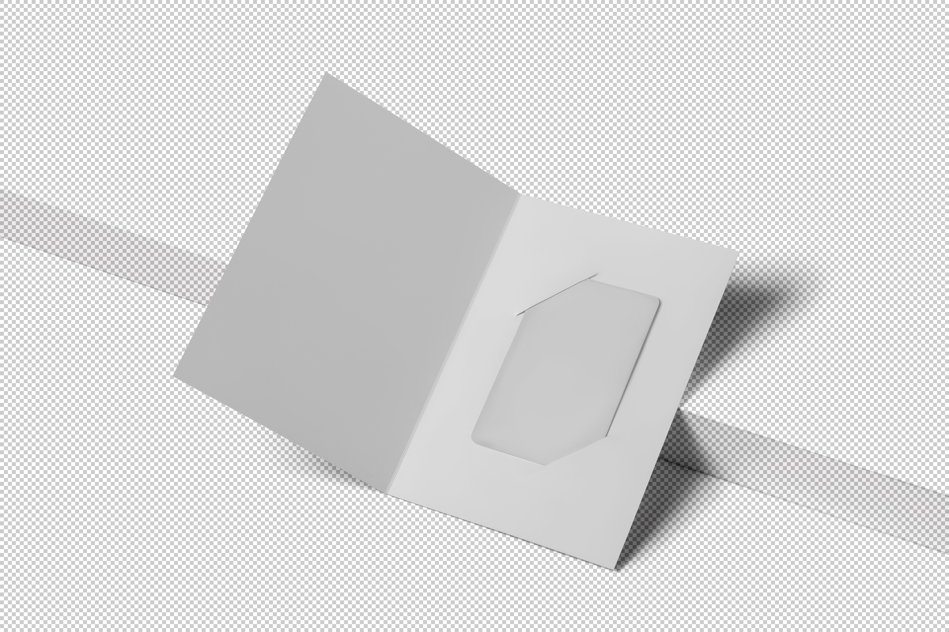 card holder mock-up