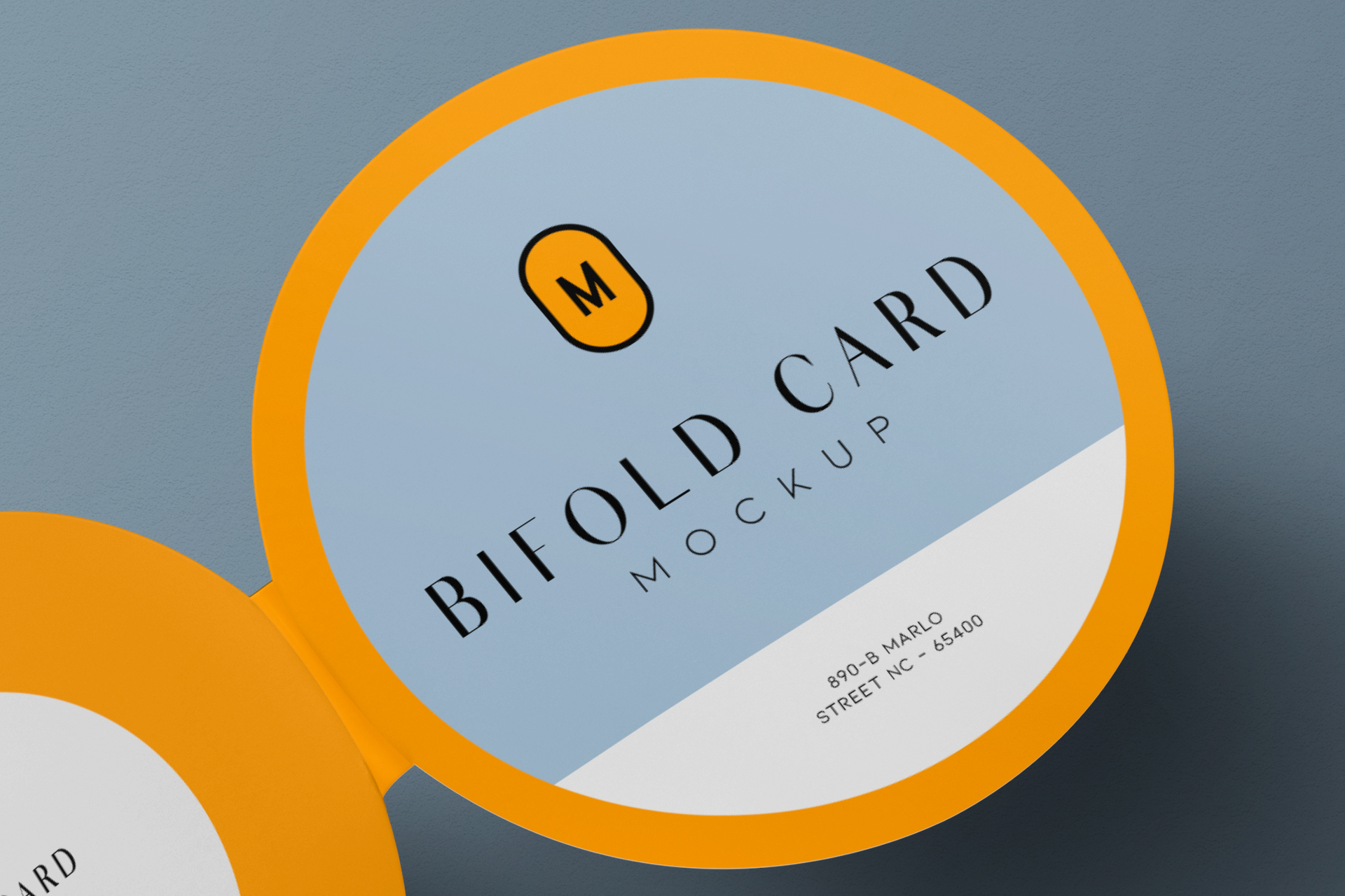 bi-fold card mock-up