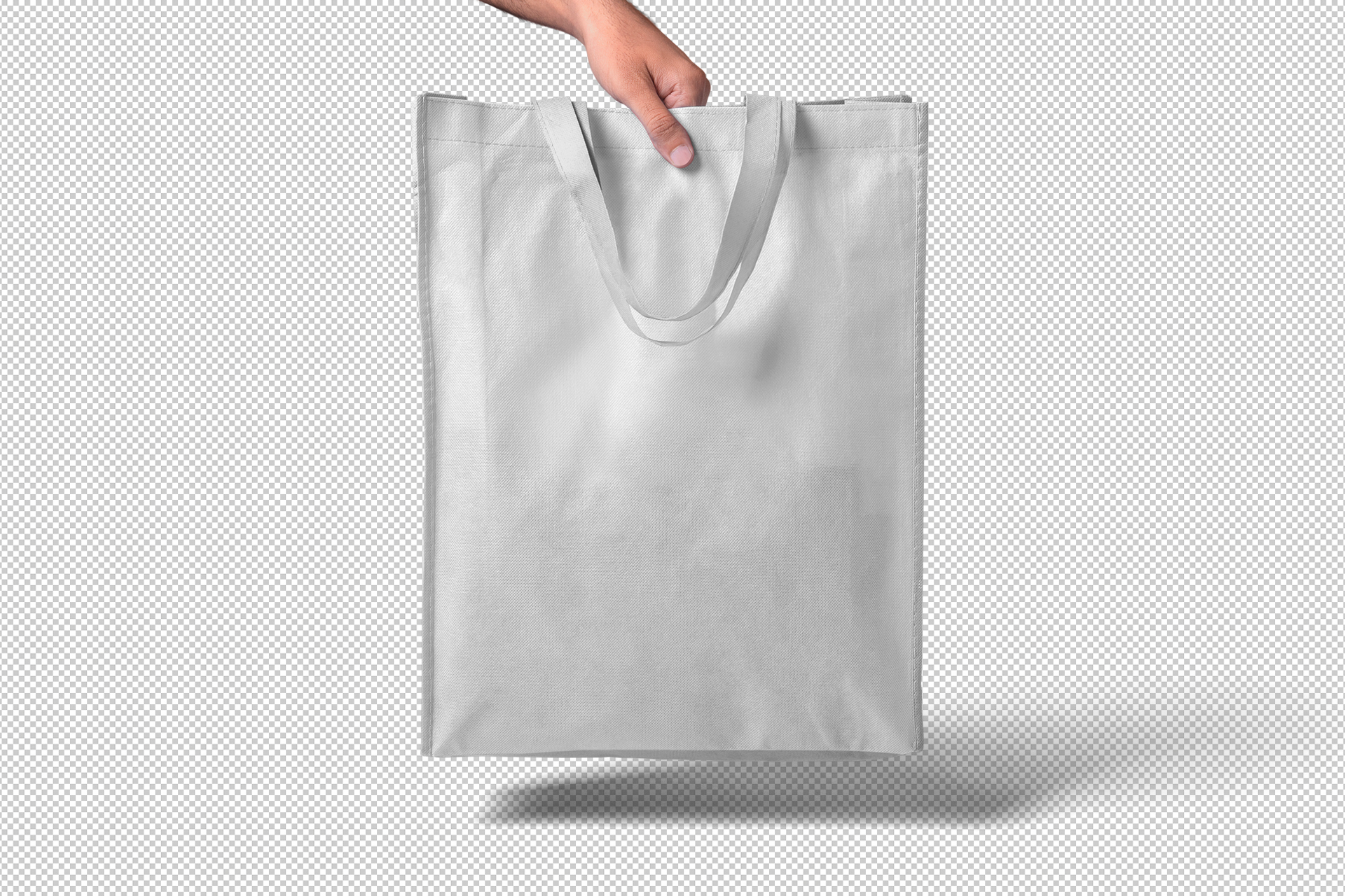 Handheld Tote Bag Mockup for Branding Presentation