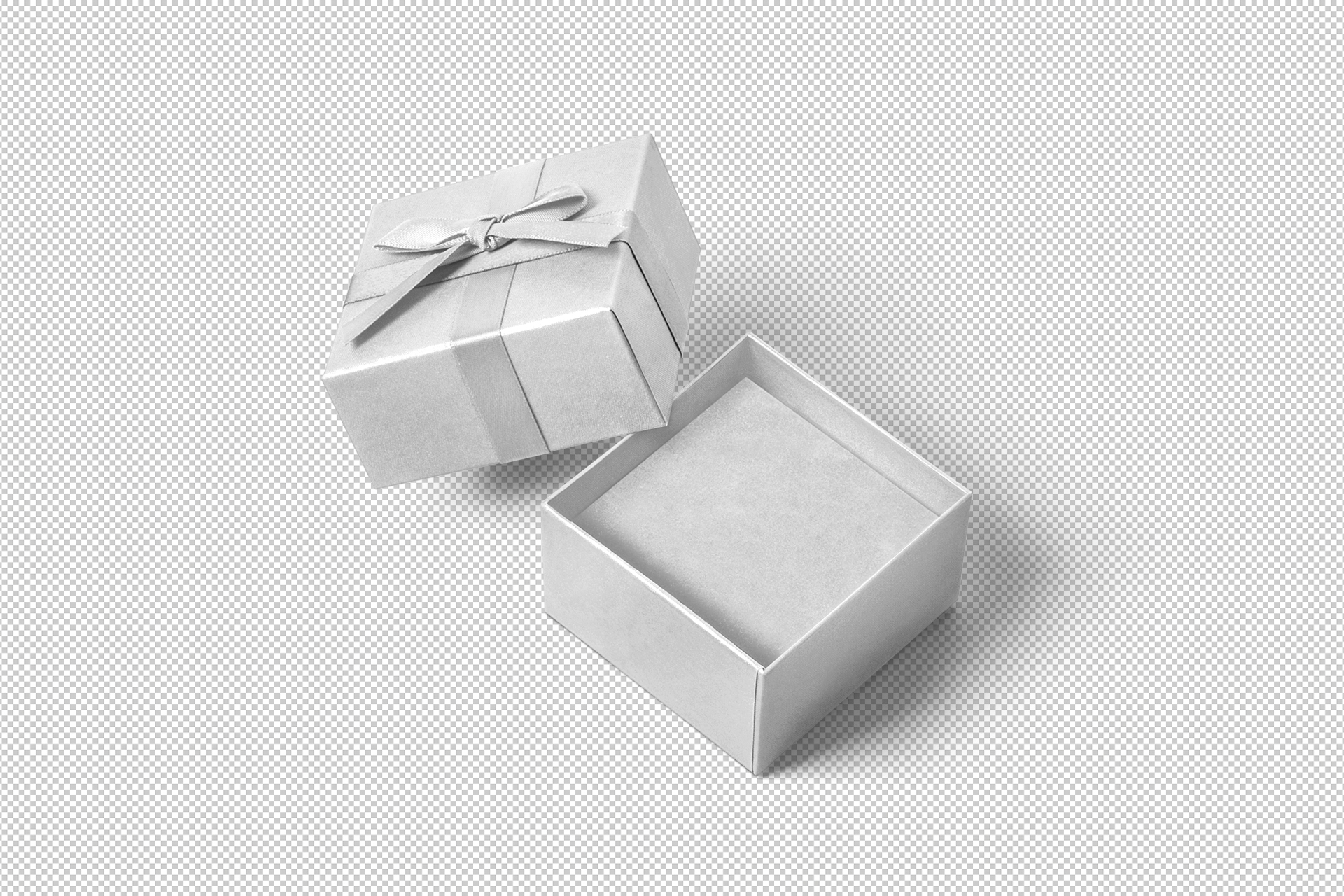 Open Gift Box Mockup for Luxury Packaging Display