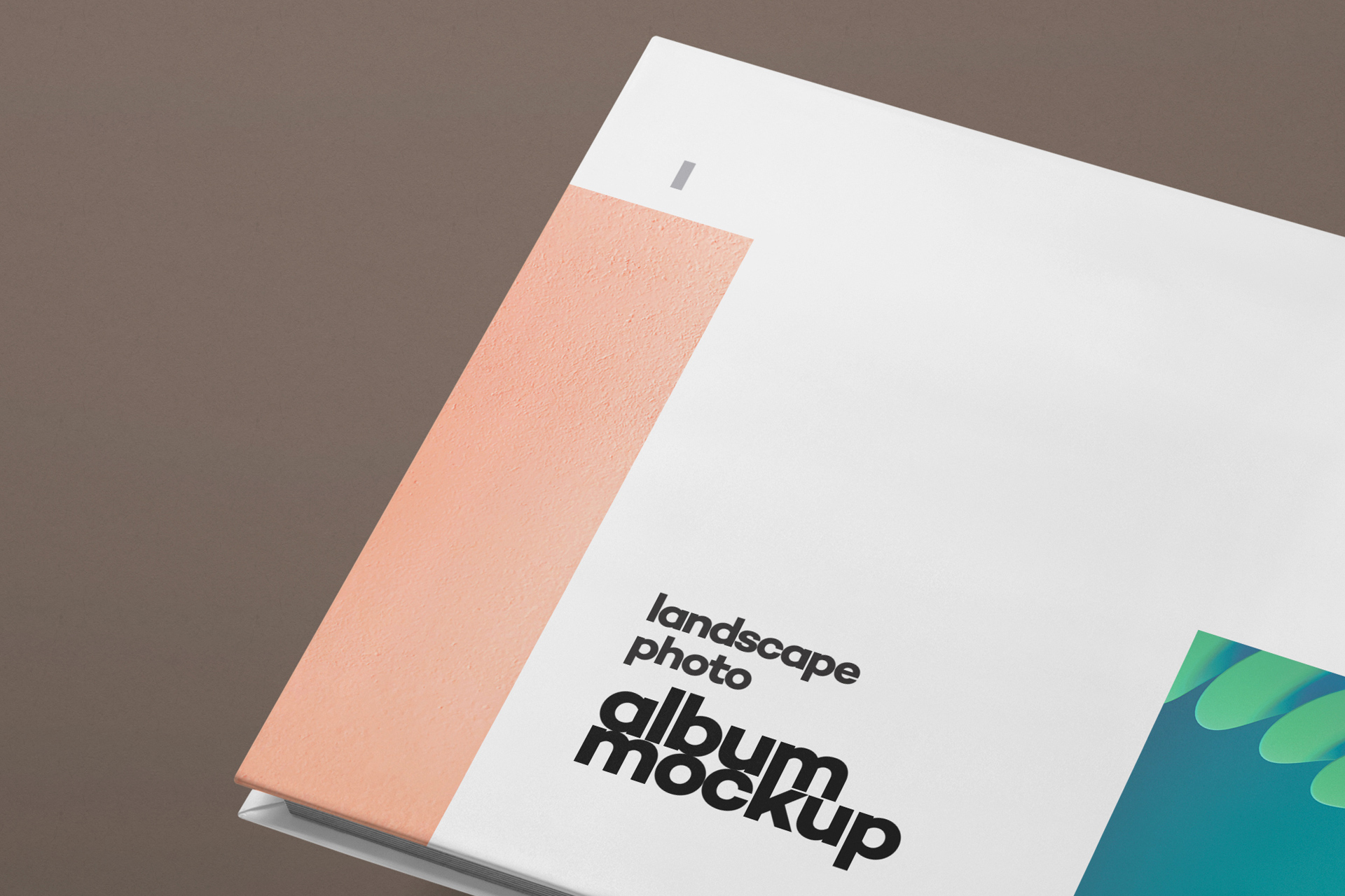 creative portfolio album mock-up