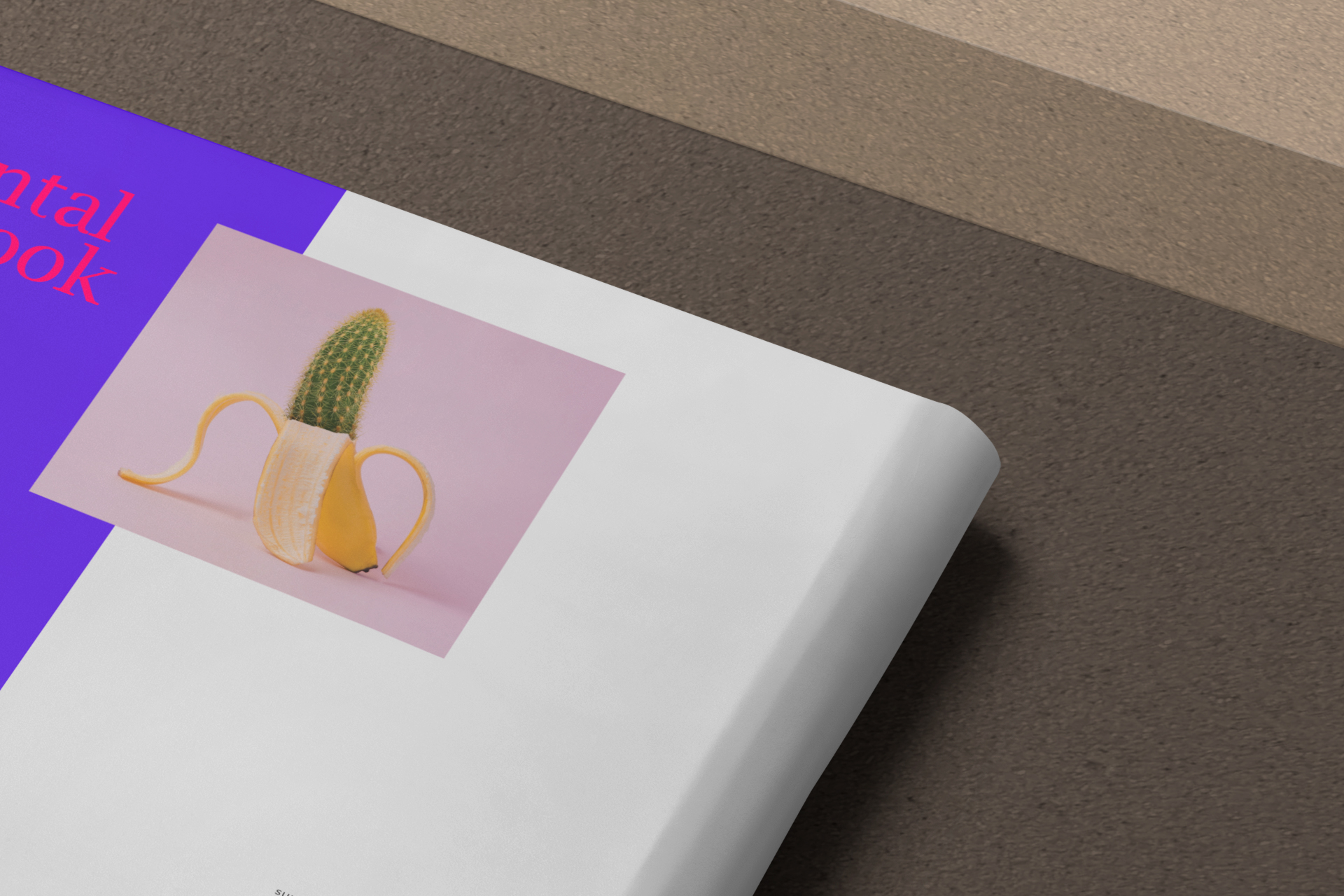 creative portfolio album mock-up