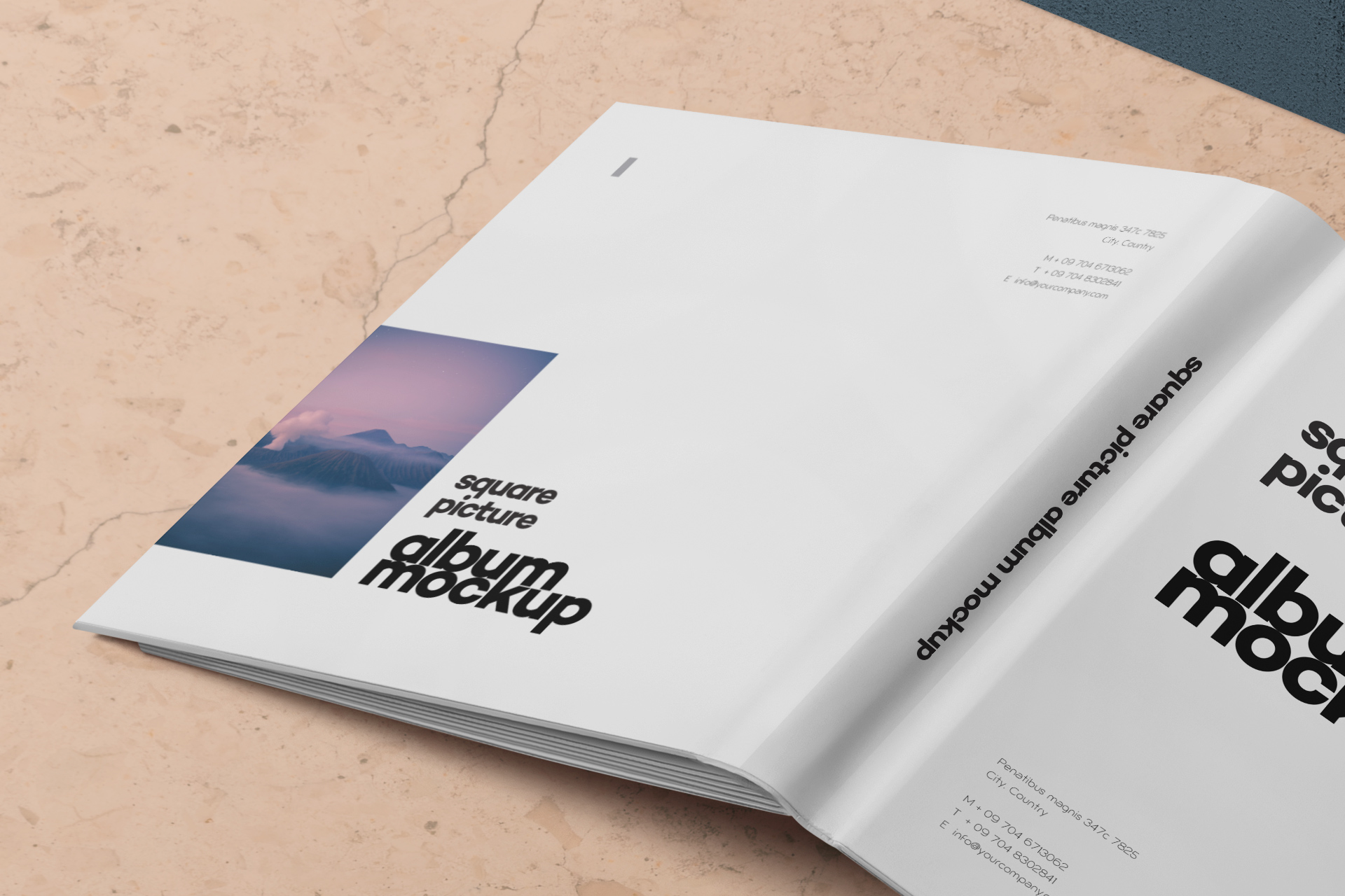 creative print mock-up
