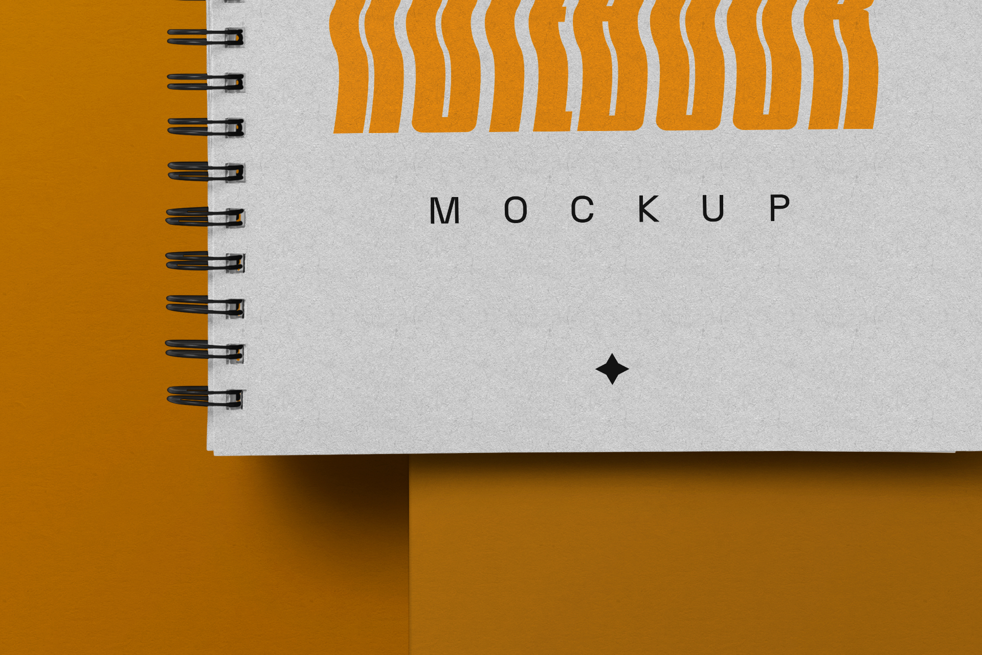 A4 notebook mockup