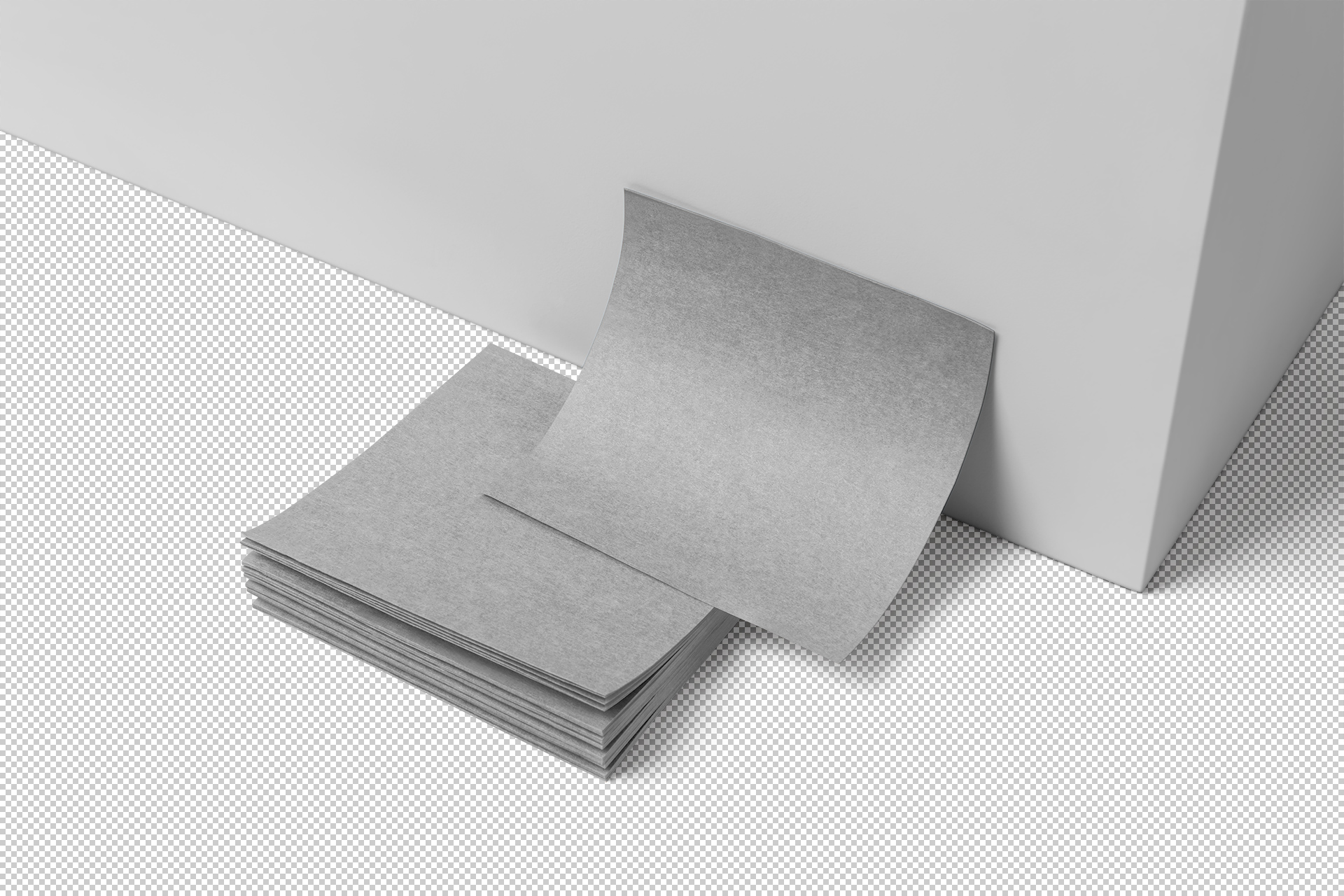 adhesive notes mockup