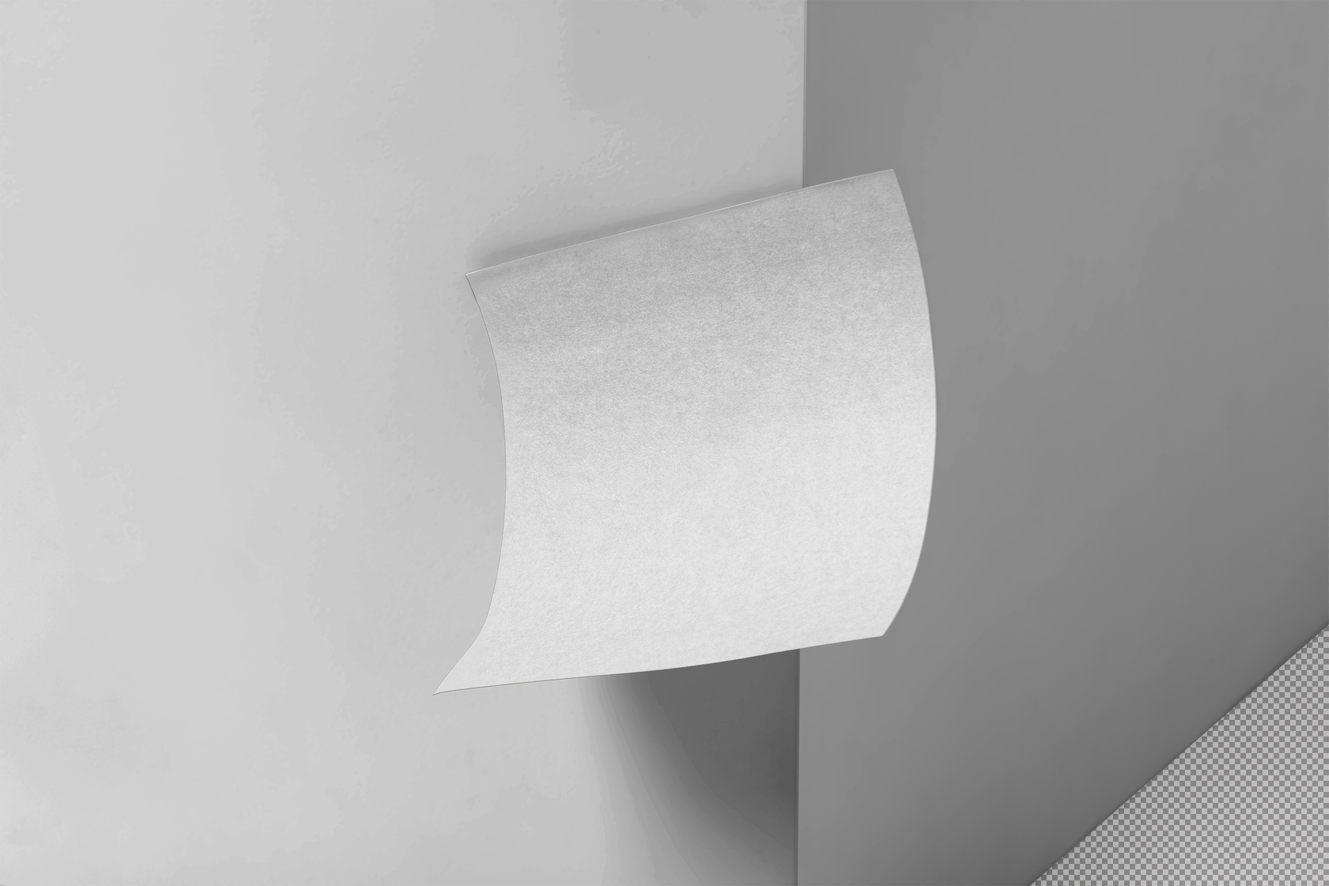 adhesive notes mockup