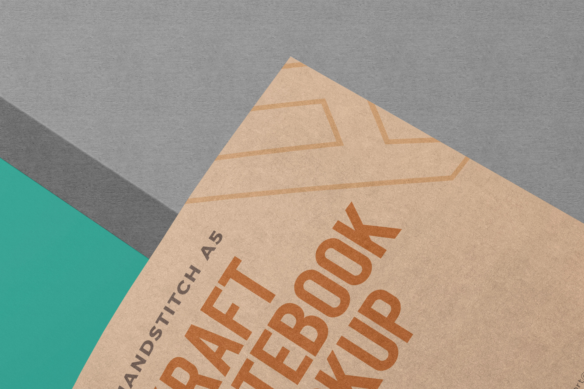 A5 notebook mockup