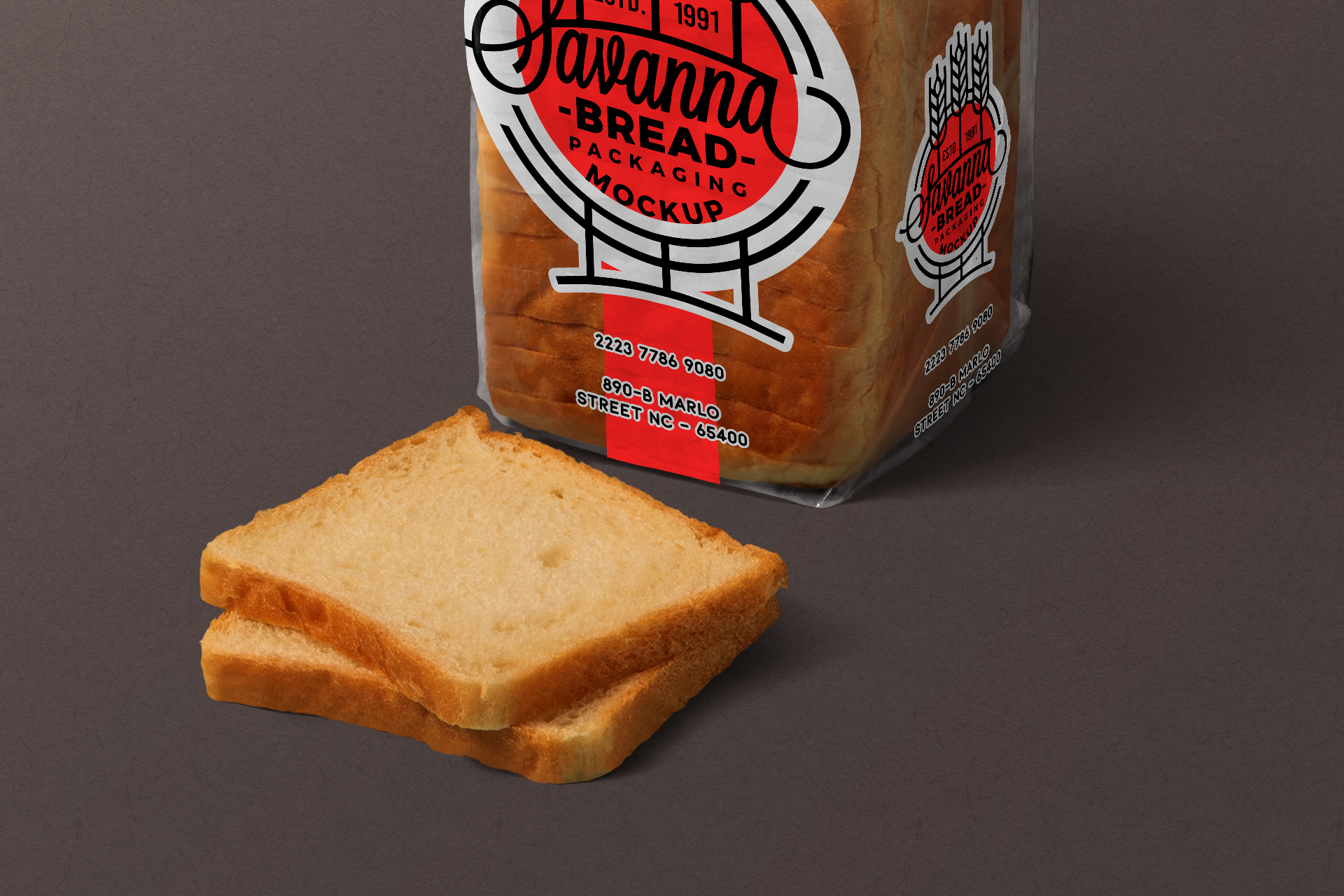 bakery branding mockup