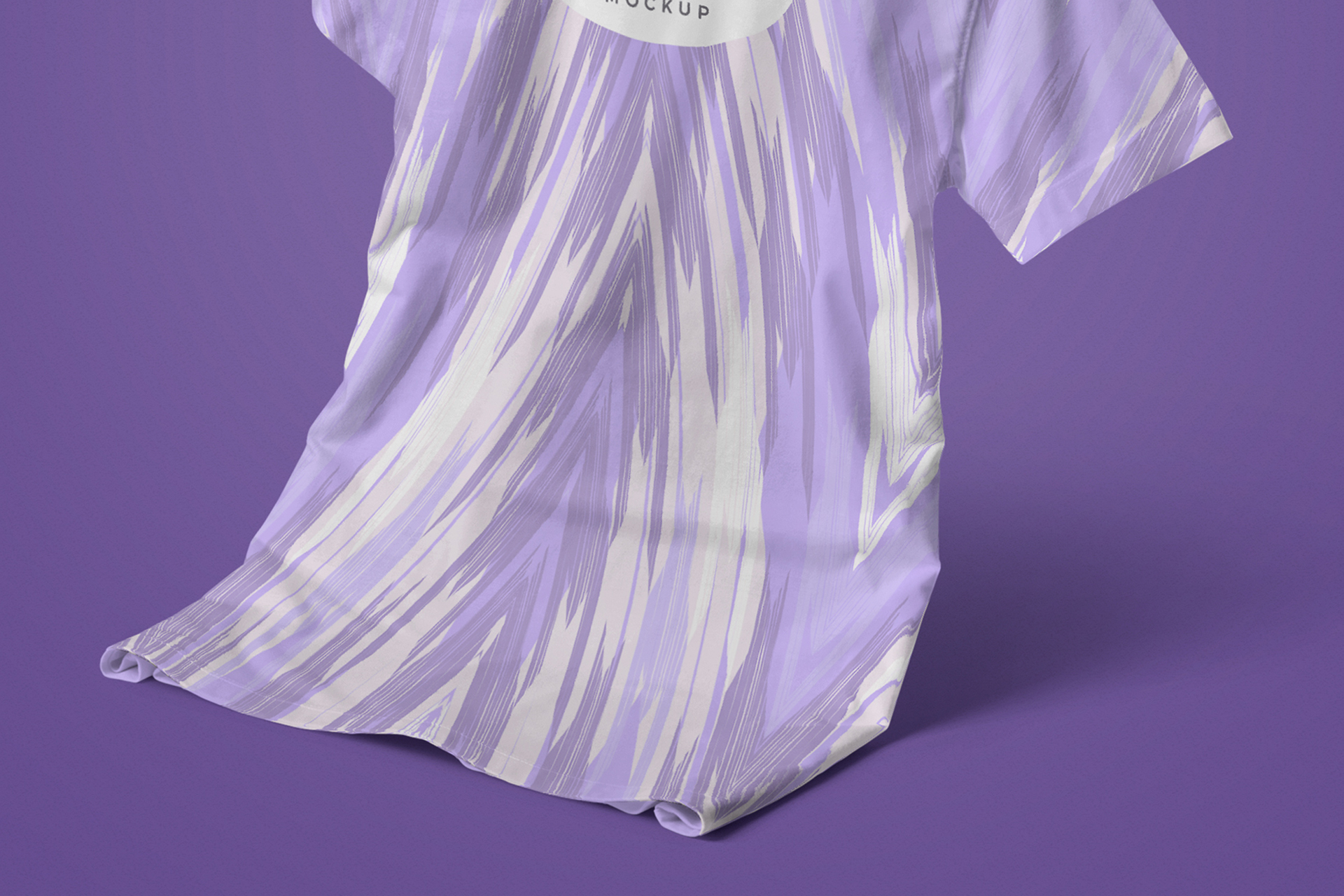 flat lay t-shirt mock-up