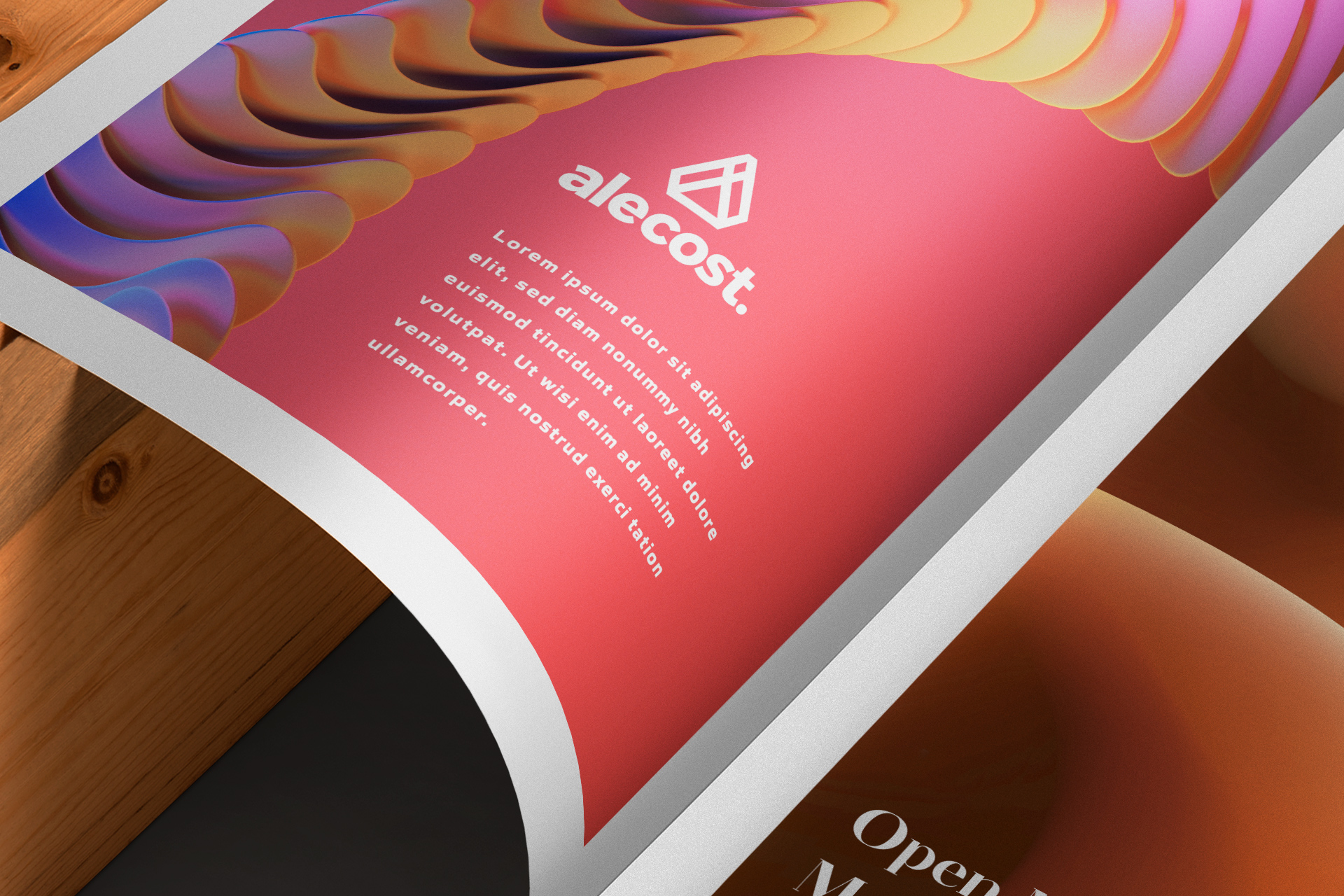 advertising mock-up
