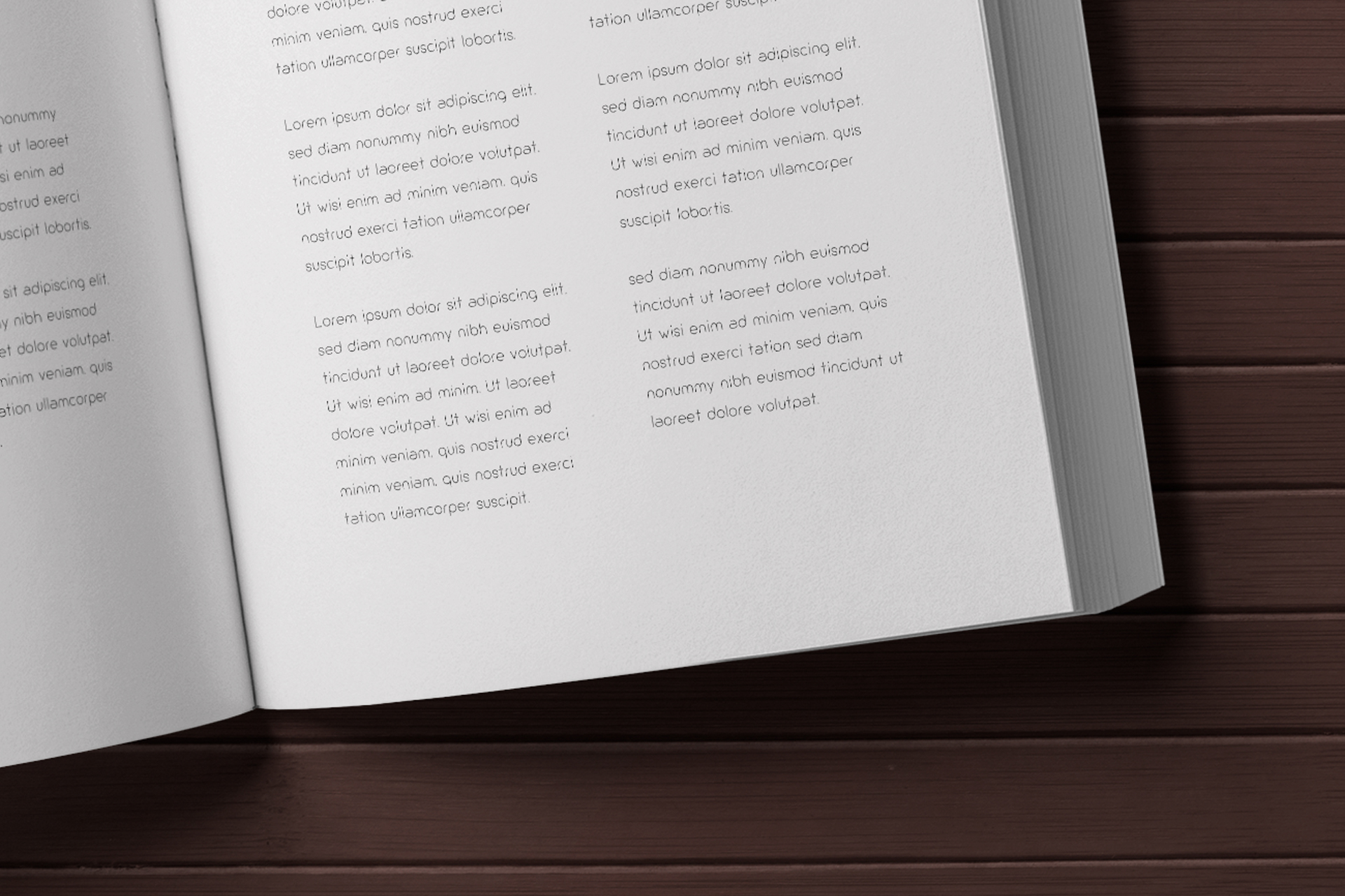 book mock-up