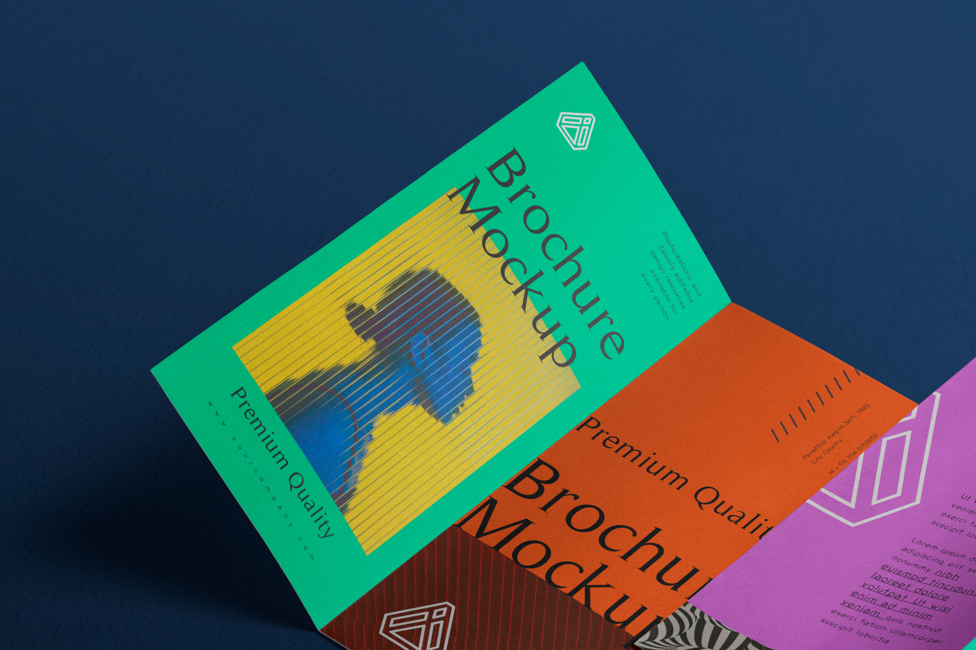 advertising mock-up