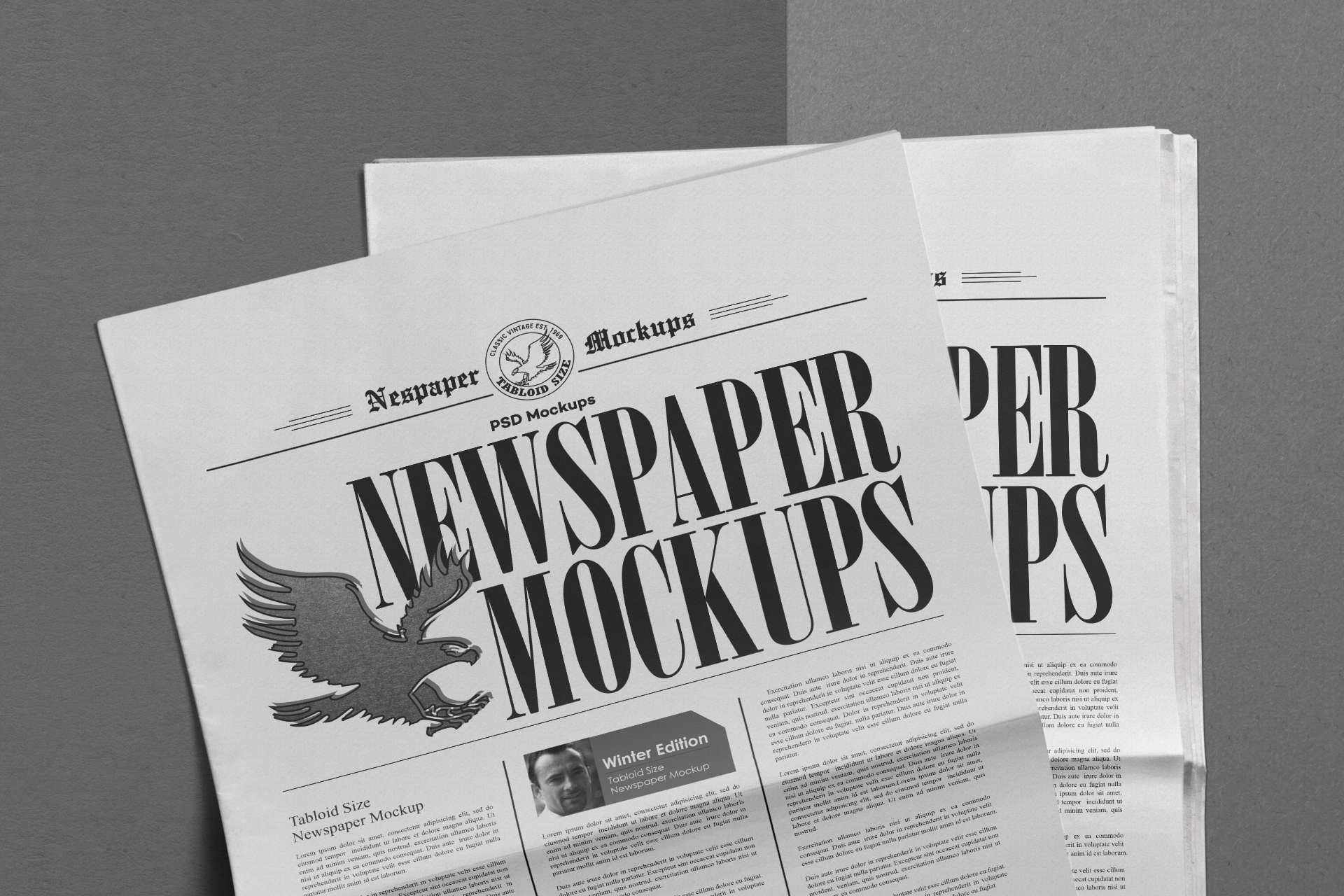 advertising mock-up