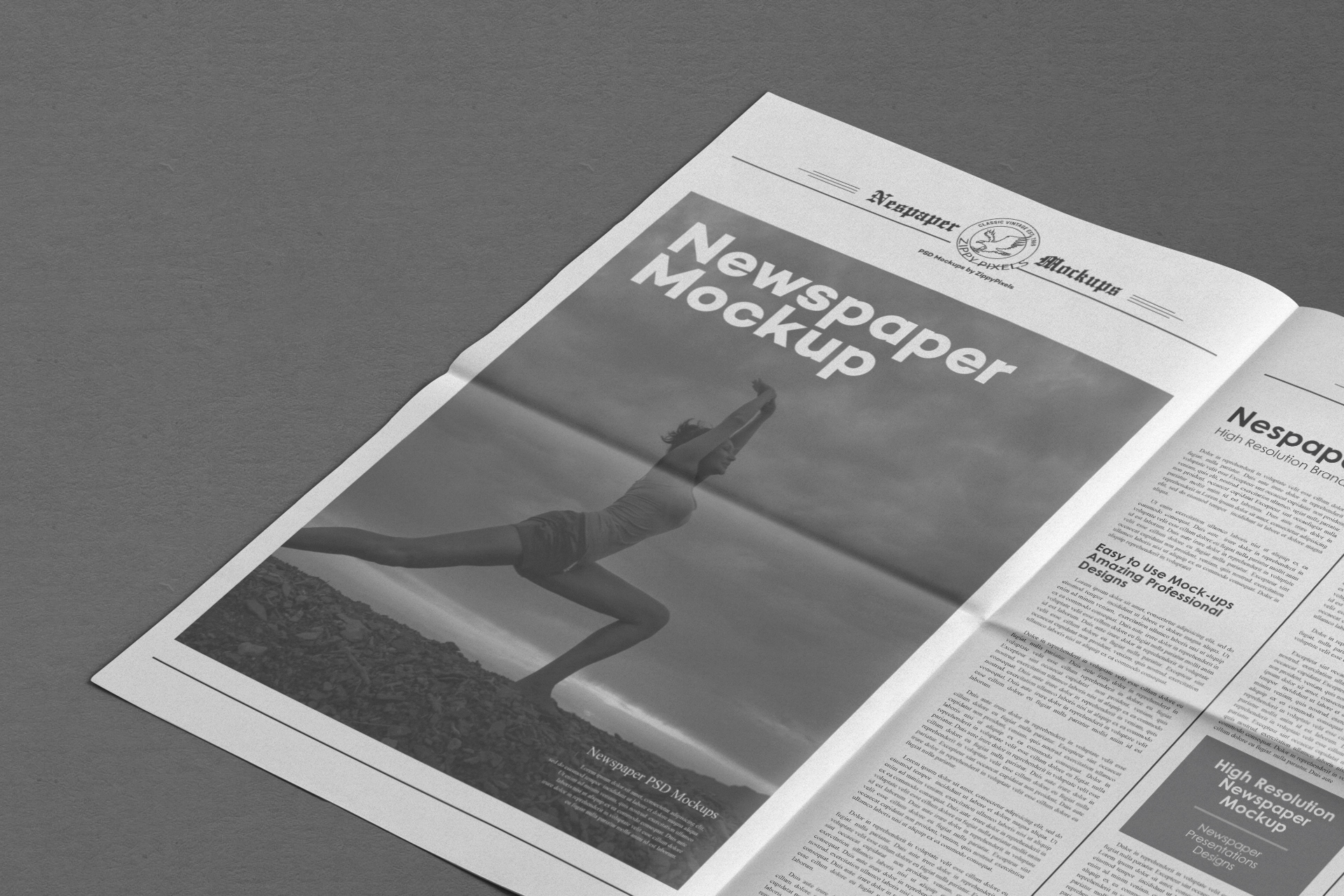 broadsheet mock-up