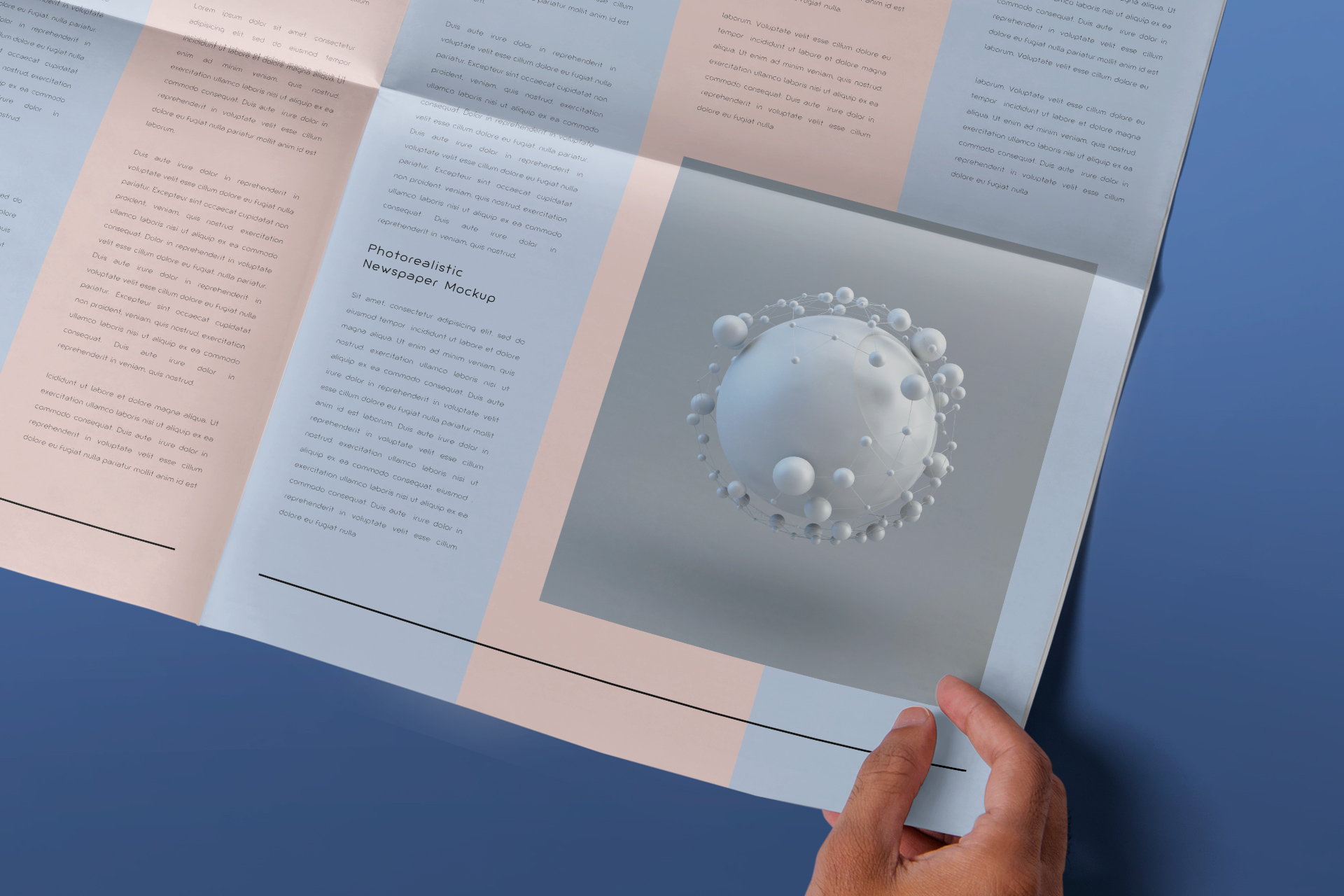 advertising mock-up