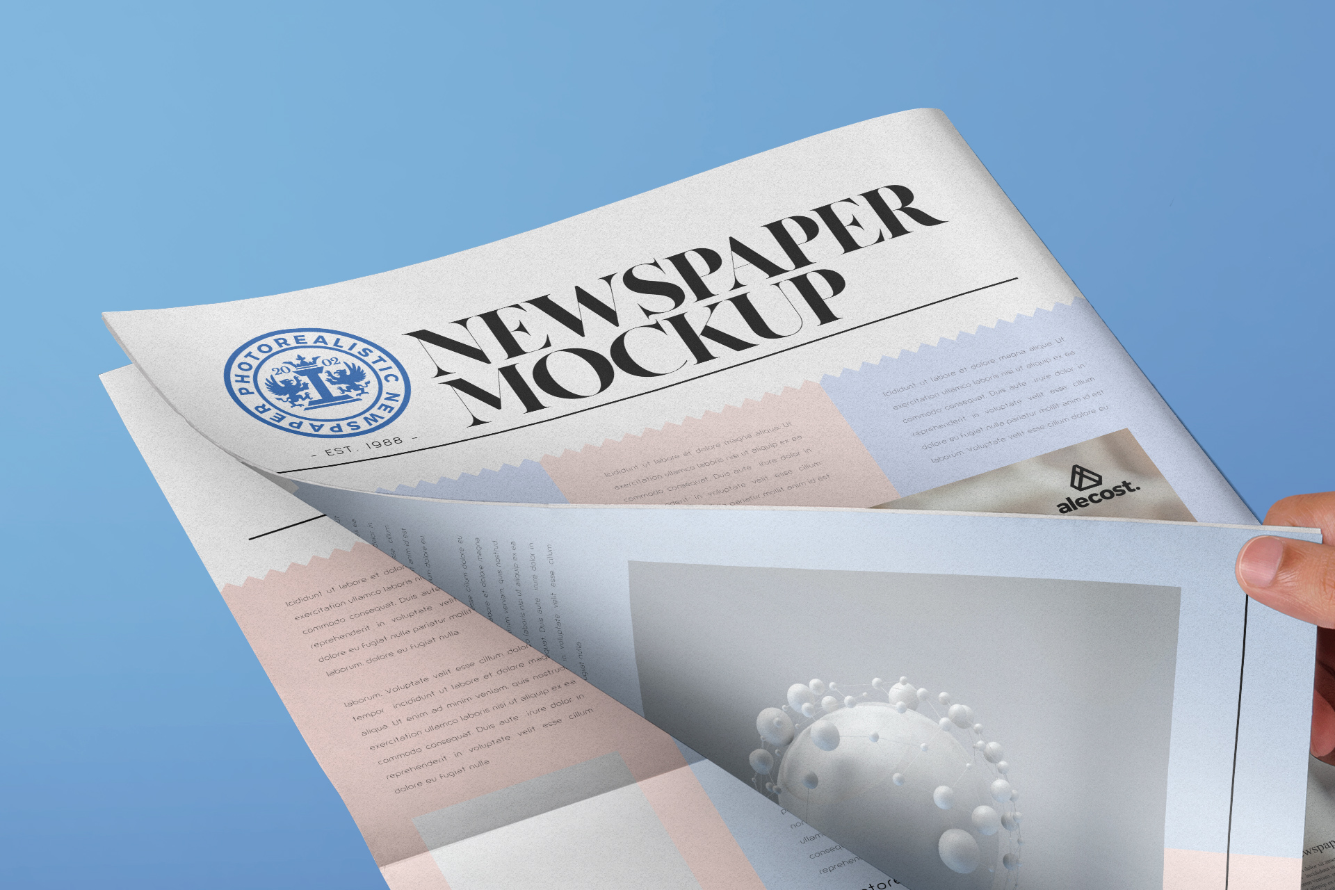 advertising mock-up