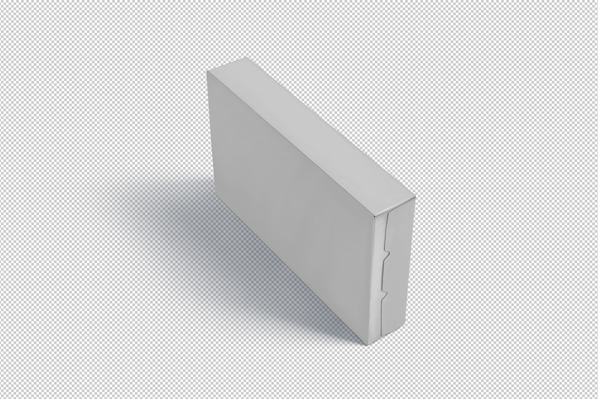 Cereal Box Packaging Mockup Back Side Perspective