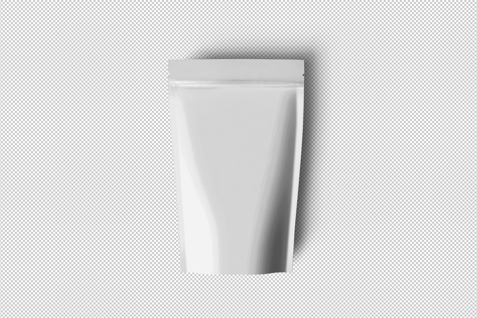 Paper Pouch Bag Mockup Matte Finish Food Packaging