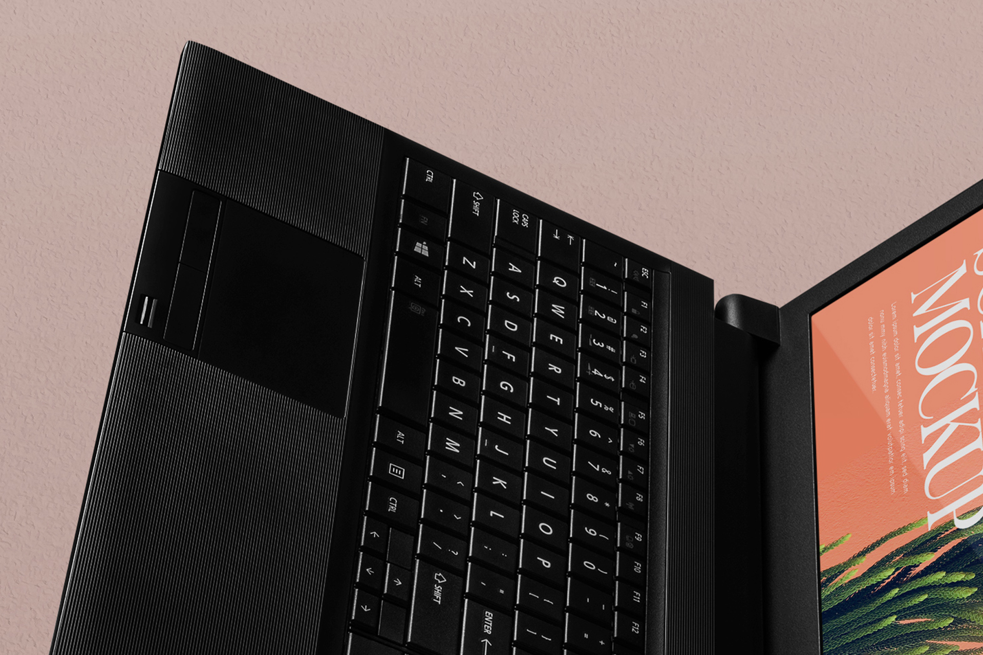 angled laptop view