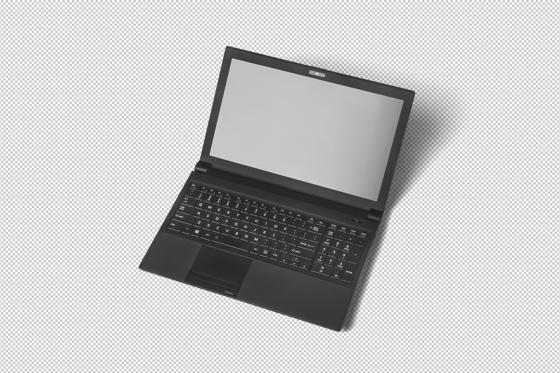 Black Laptop Mockup Elegant Display for Branding