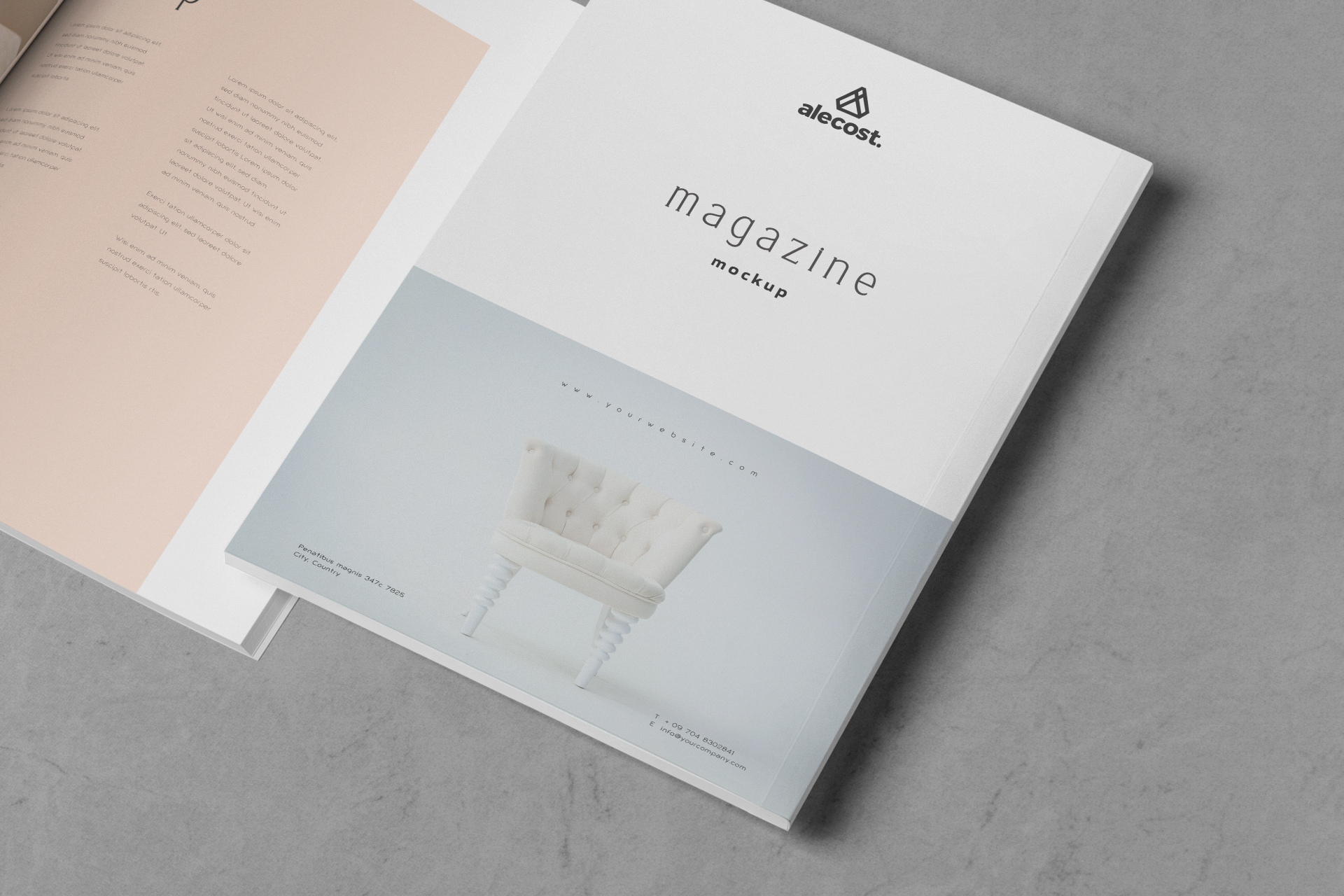 A4 magazine layout