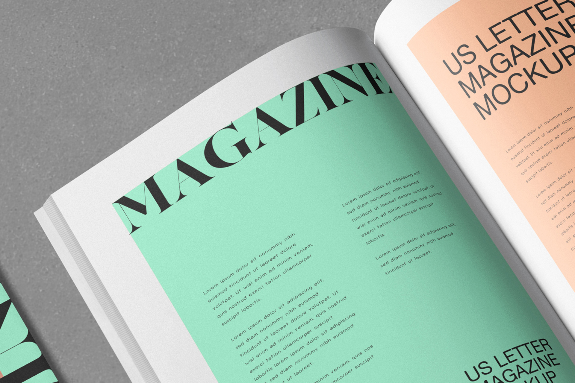 advertising magazine template