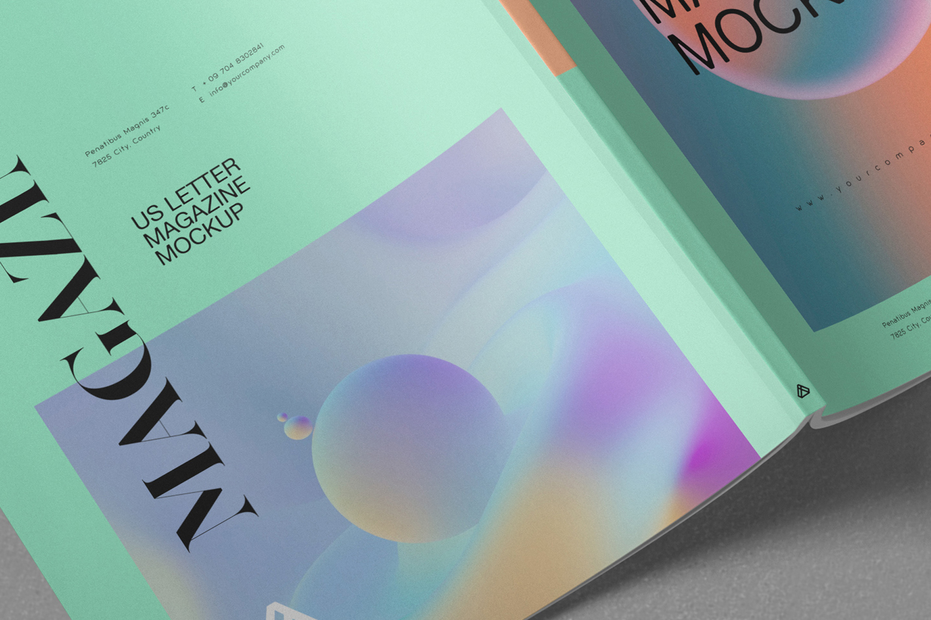 advertising magazine template
