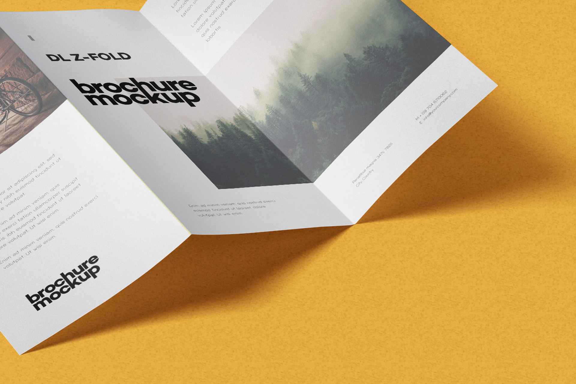 branding brochure mockup