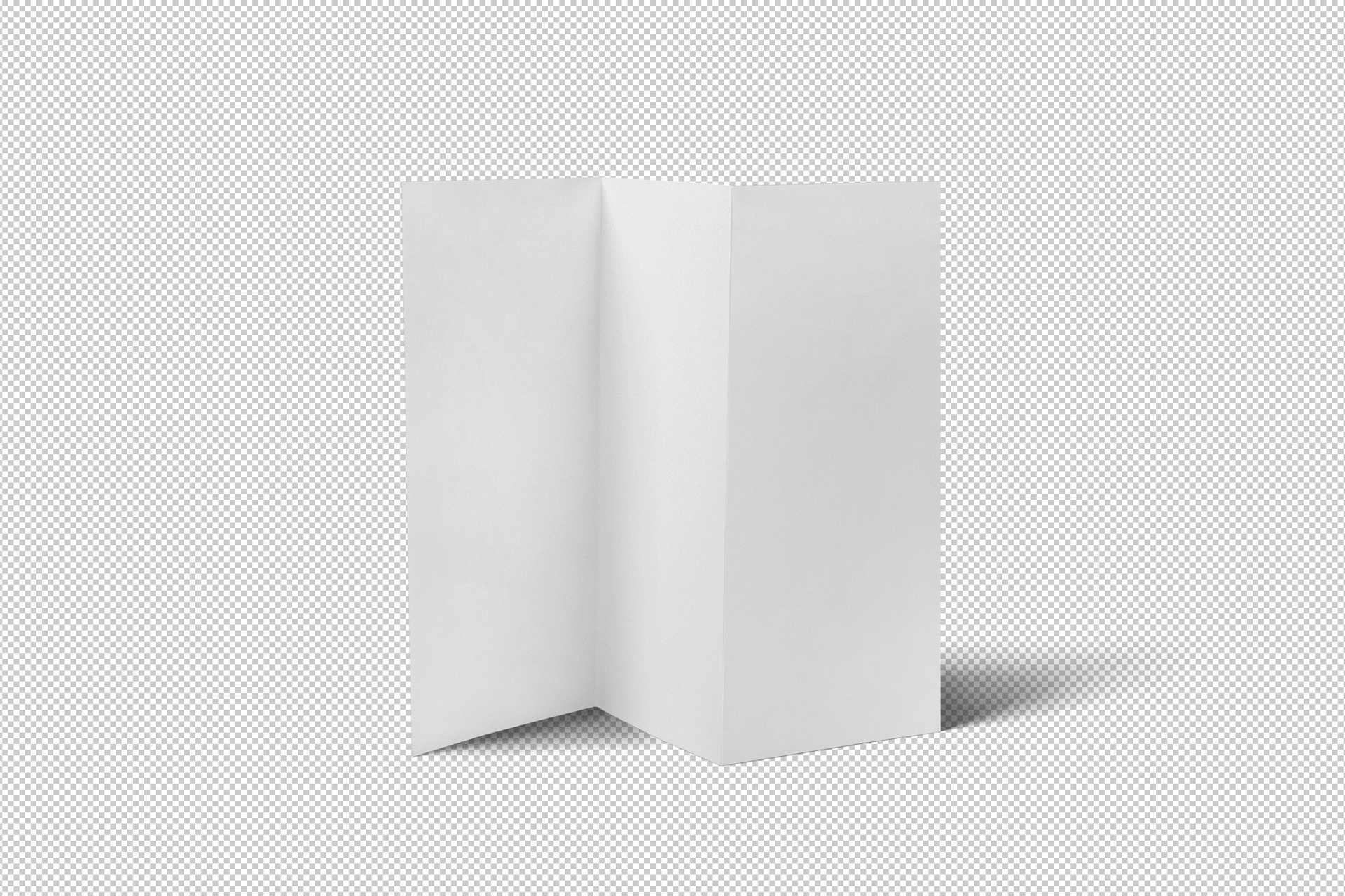 DL Z-Fold Brochure Mockup with Clean & Modern Layout