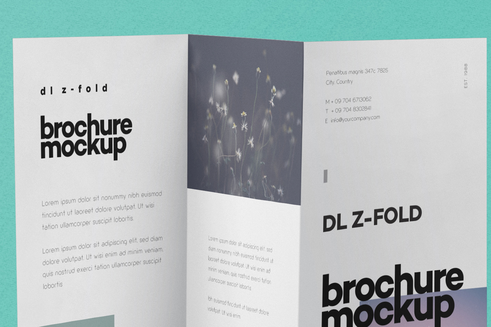 branding flyer mockup