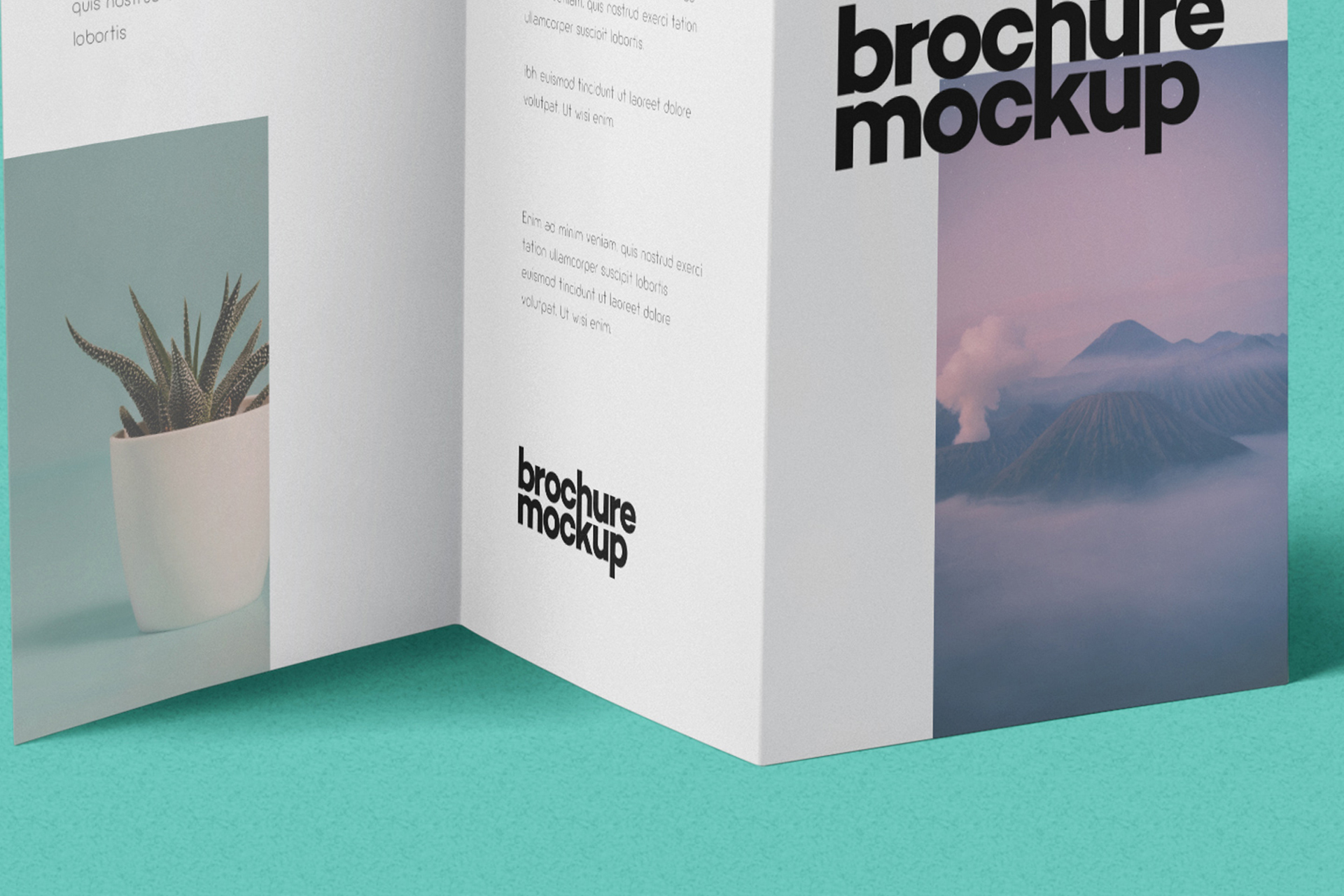 branding flyer mockup