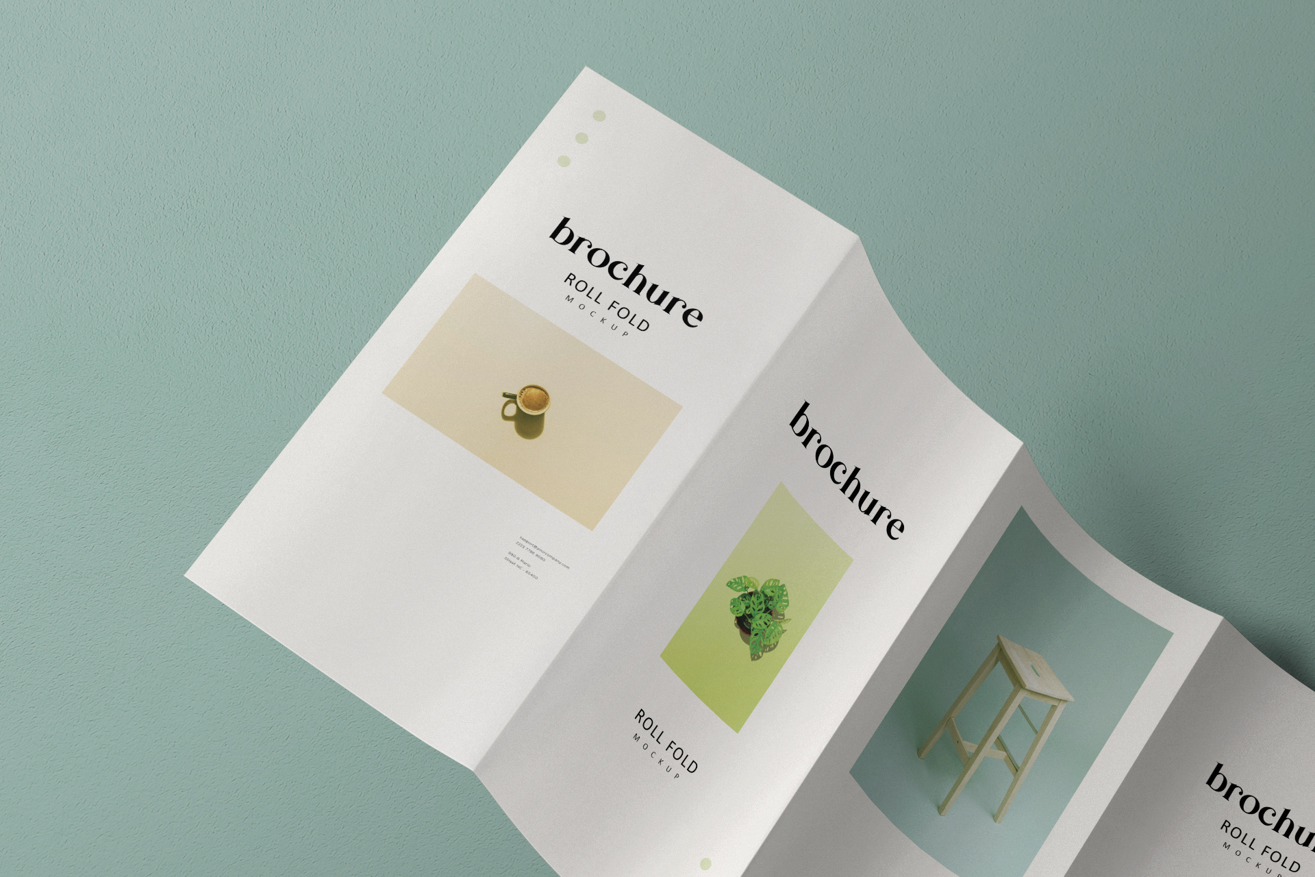 A4 brochure mockup