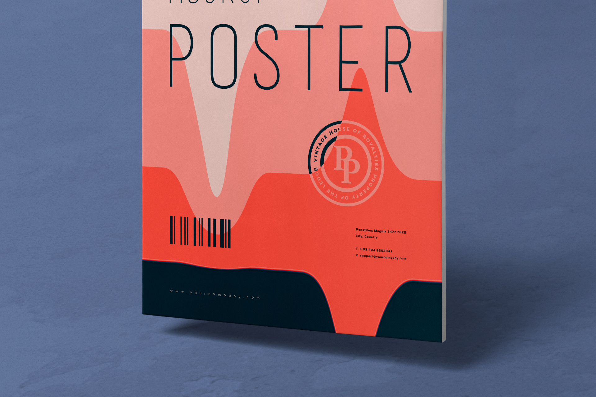 advertising poster mockup