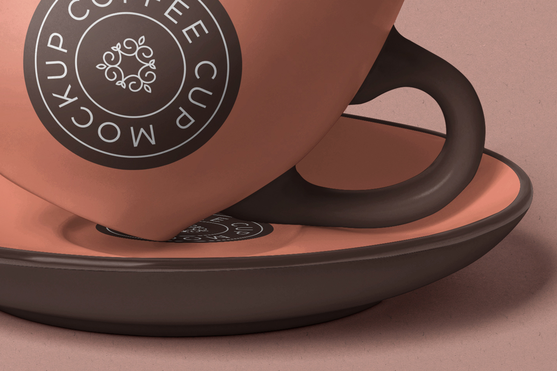 cafe branding mockup