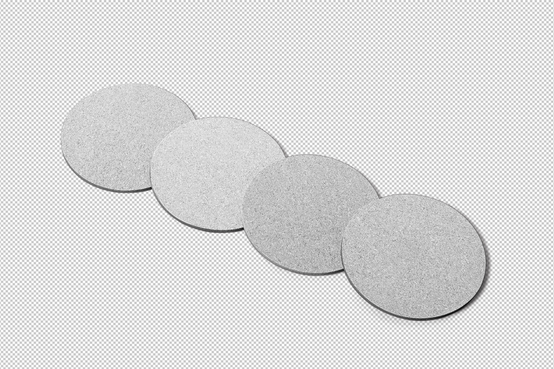 advertising coaster mockup