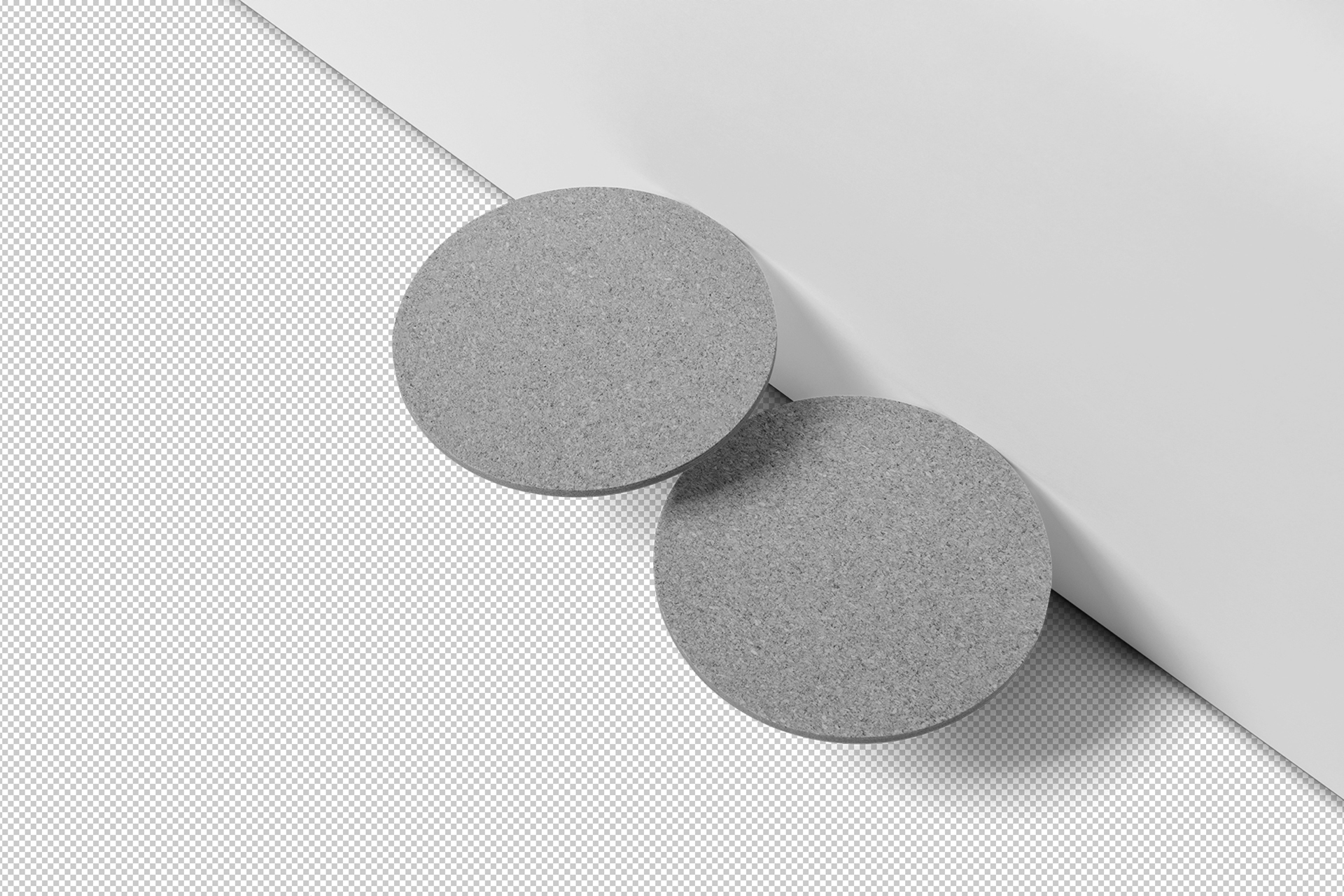 advertising coaster mockup