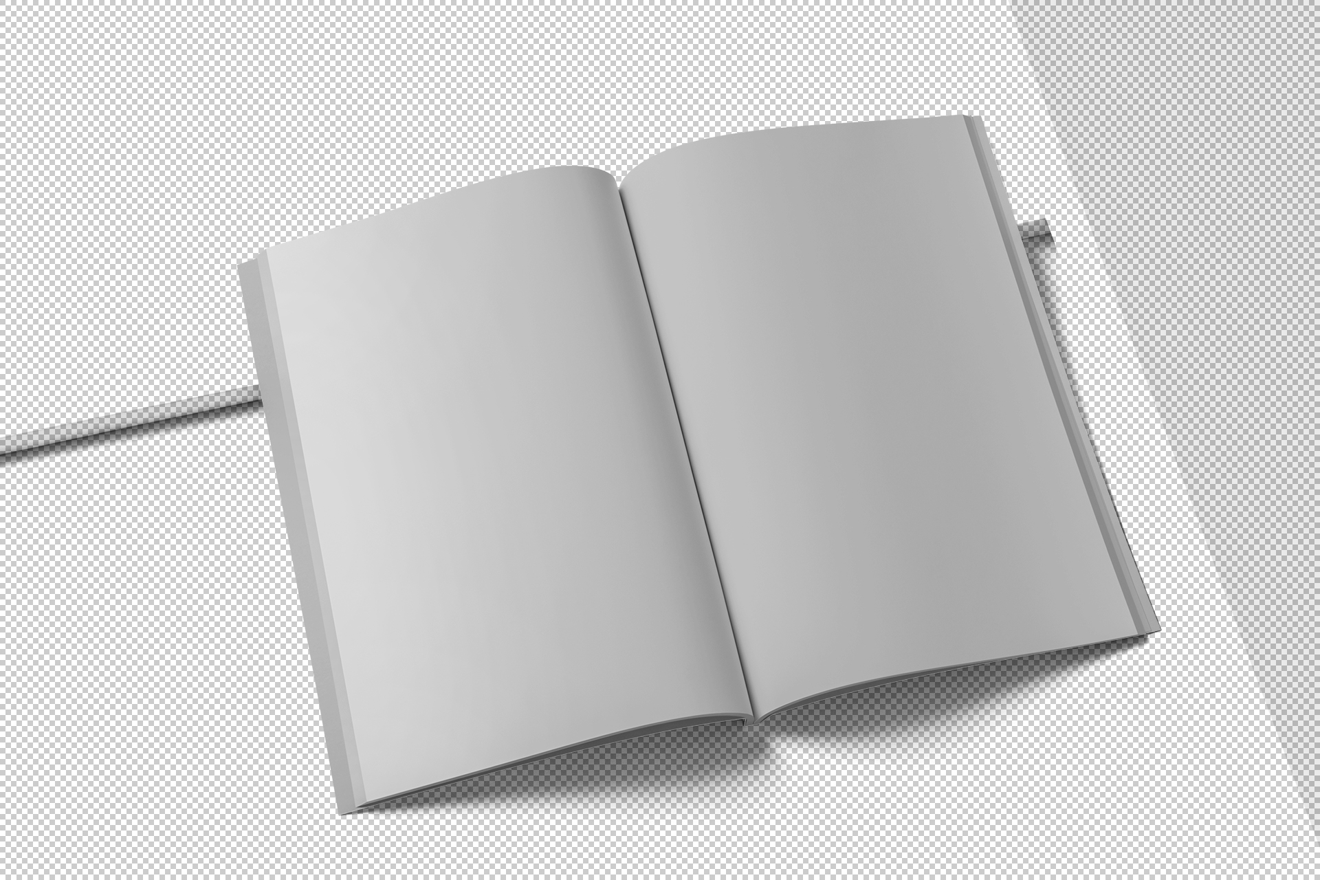 A4 double spread