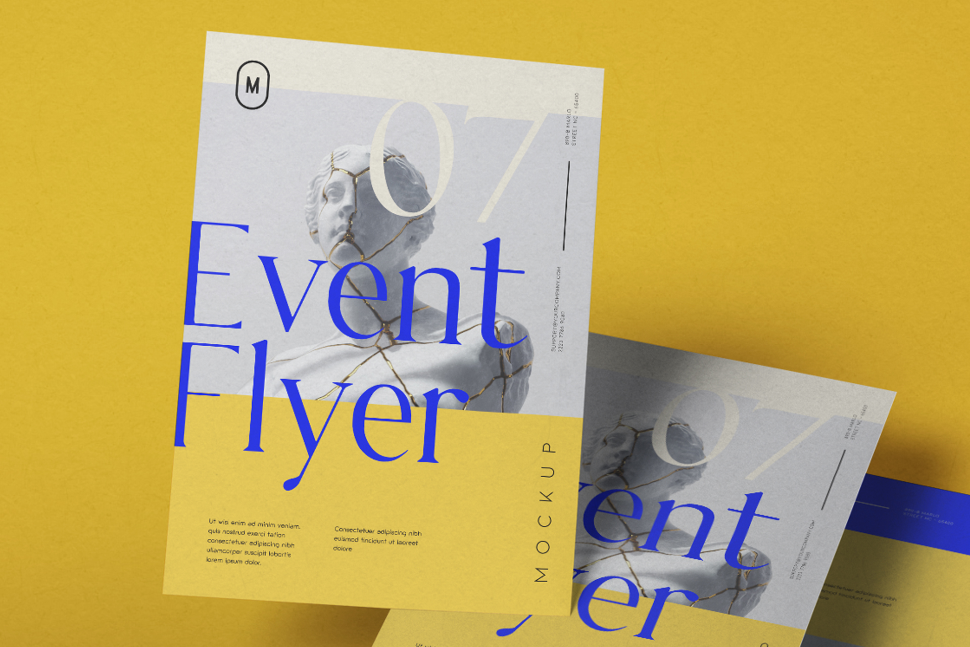 A4 flyer mockup