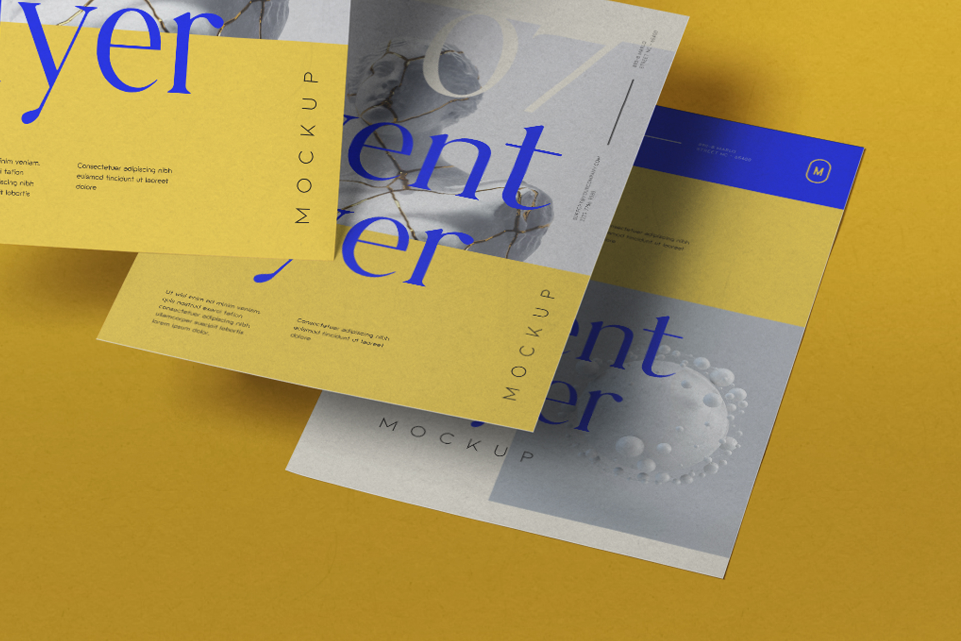 A4 flyer mockup