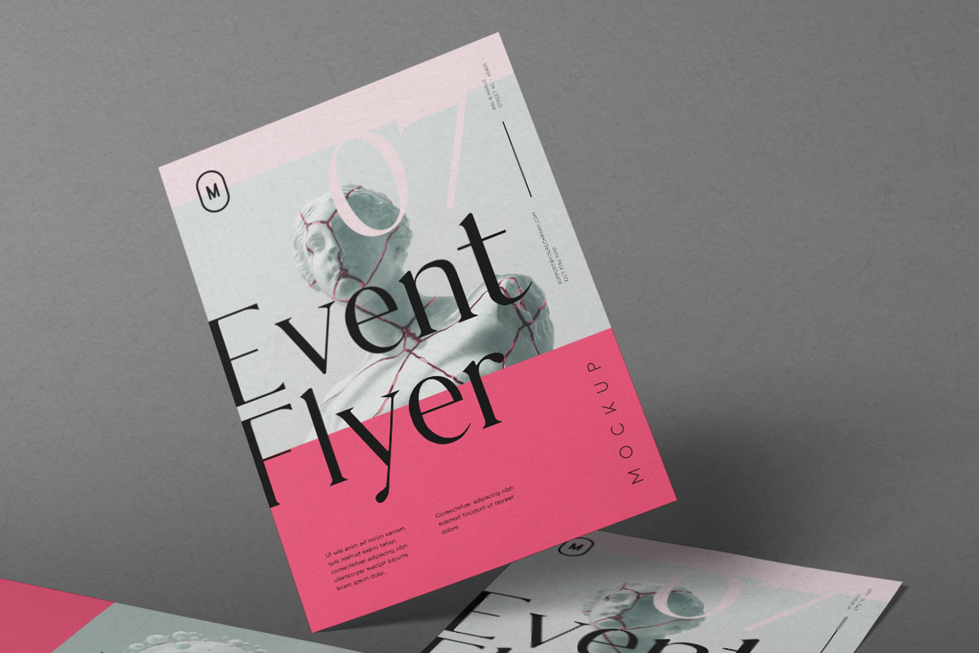 A4 flyer mockup